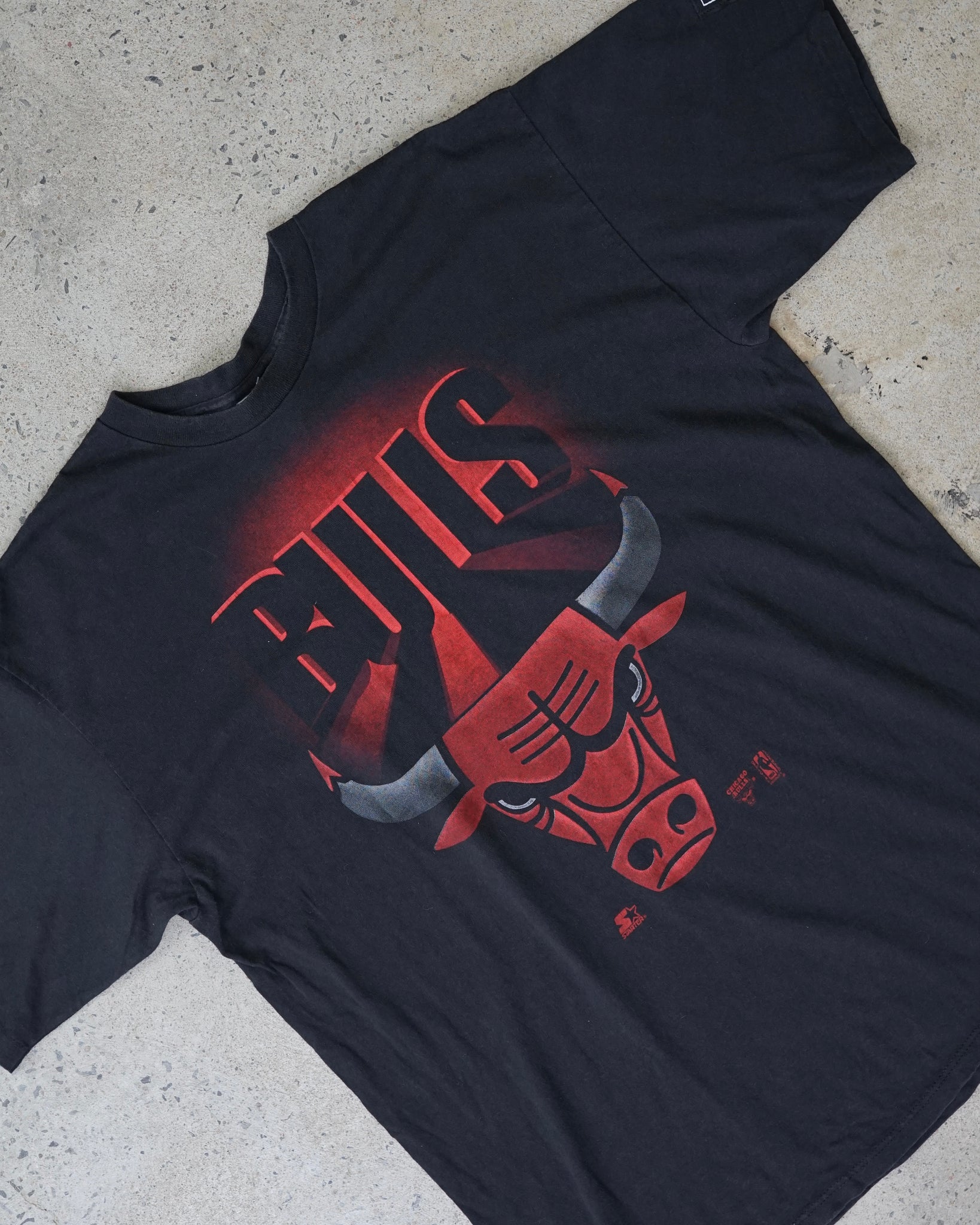 chicago bulls starter t-shirt