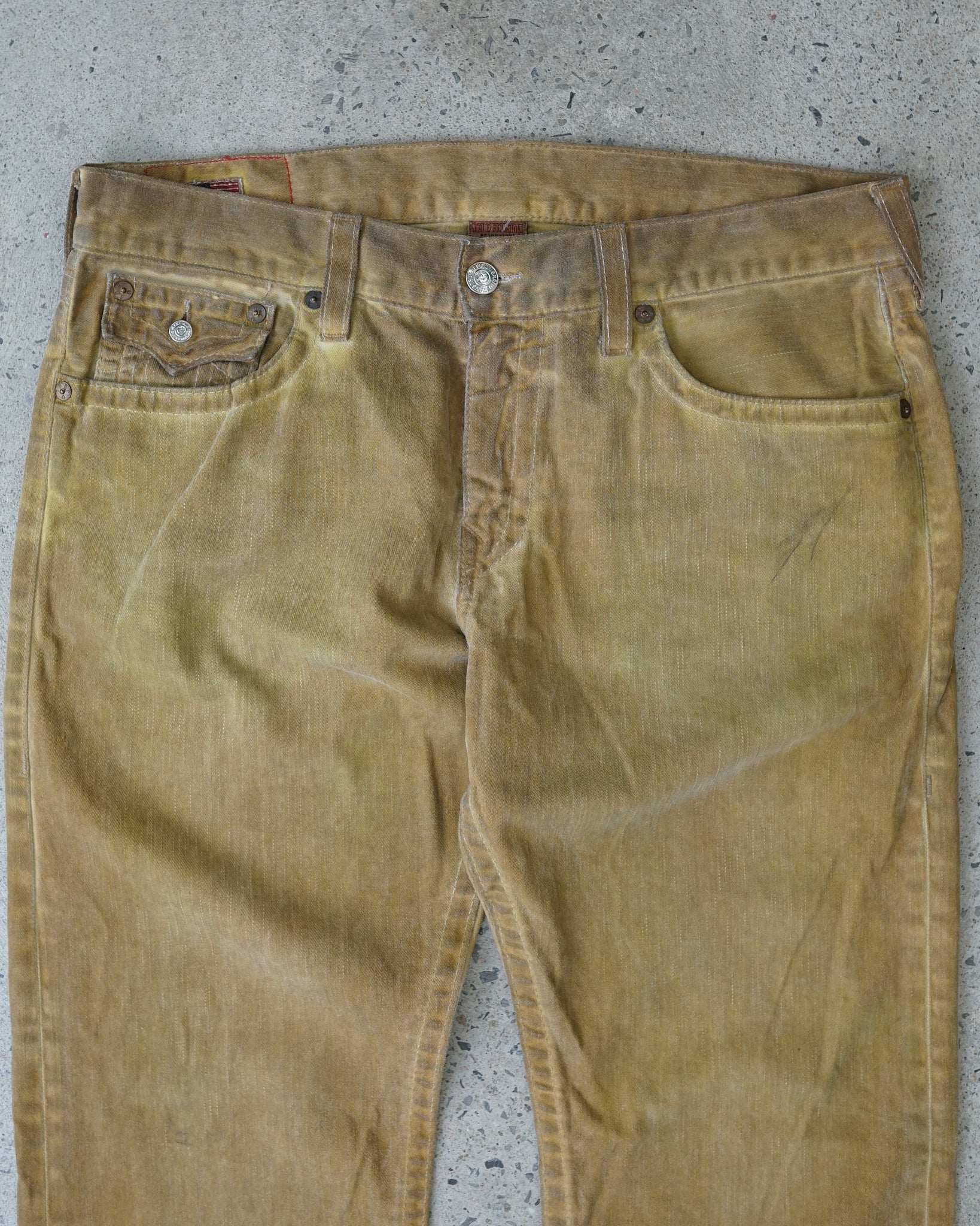 true religion waxed jeans