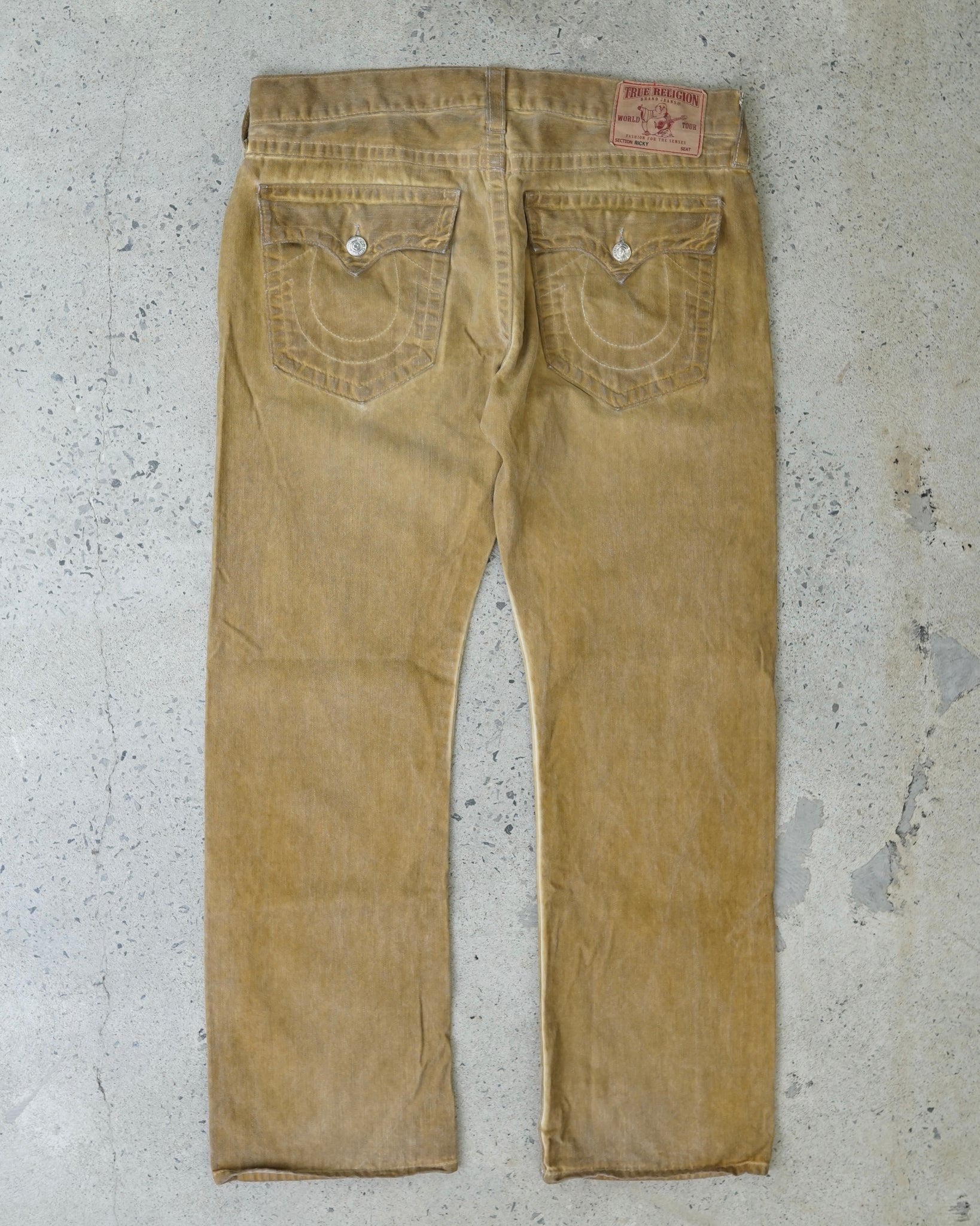 true religion waxed jeans