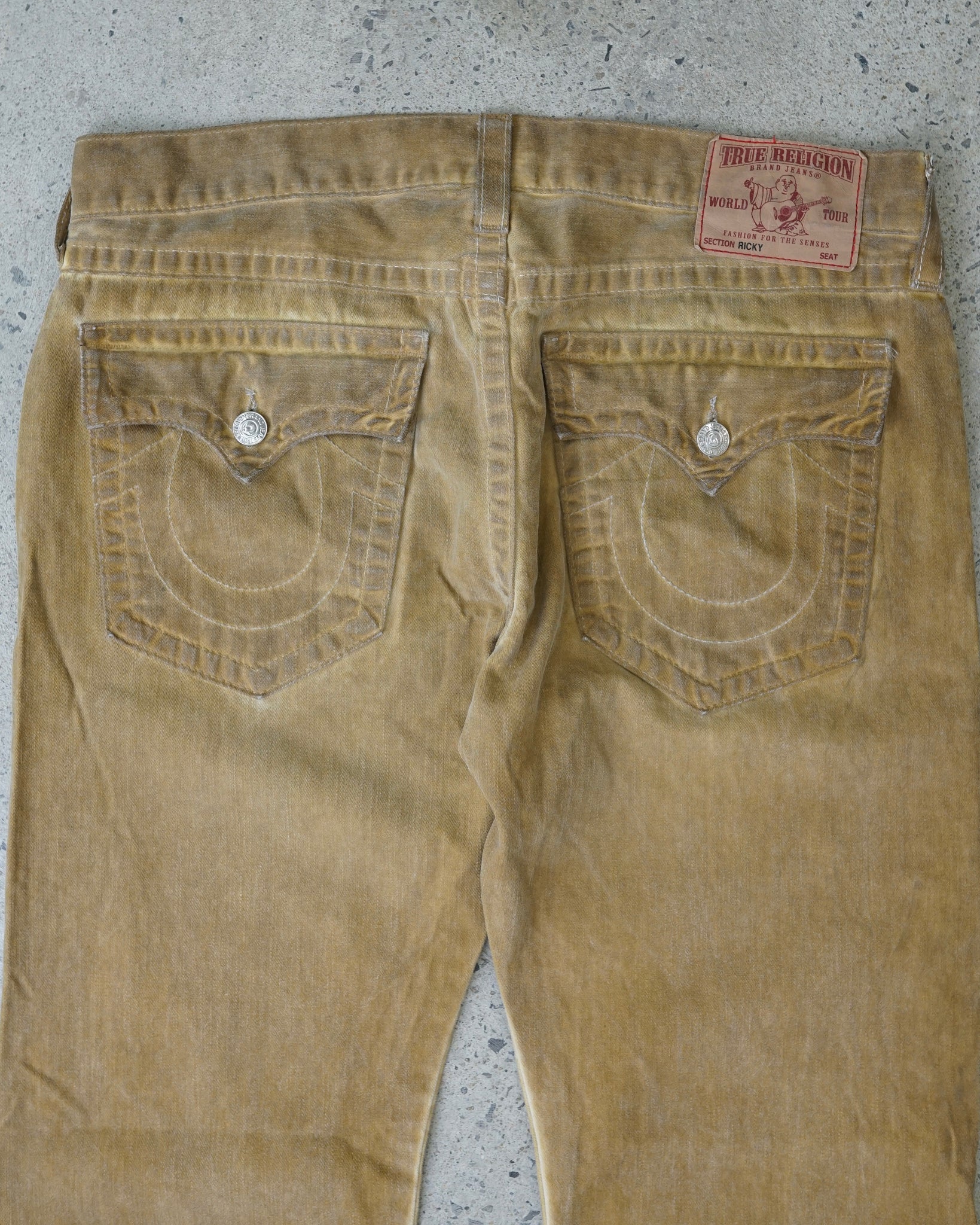 true religion waxed jeans