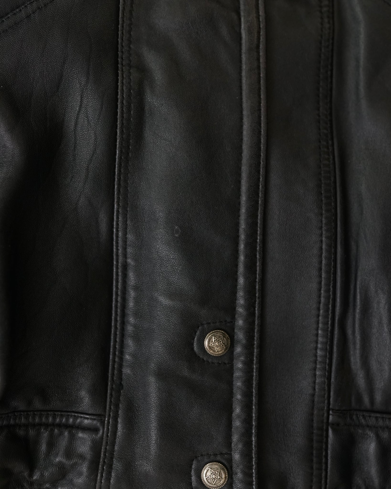 pam-pam canadian born leather jacket