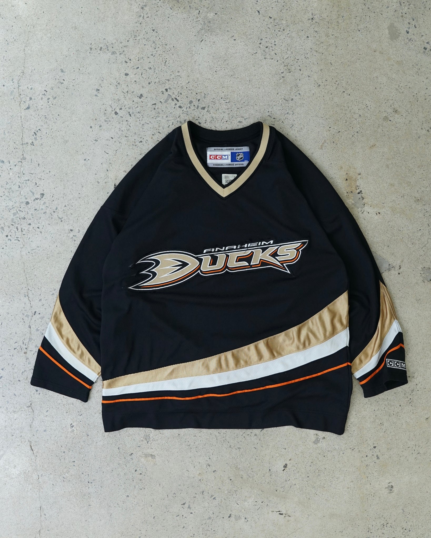 anaheim ducks ccm hockey jersey