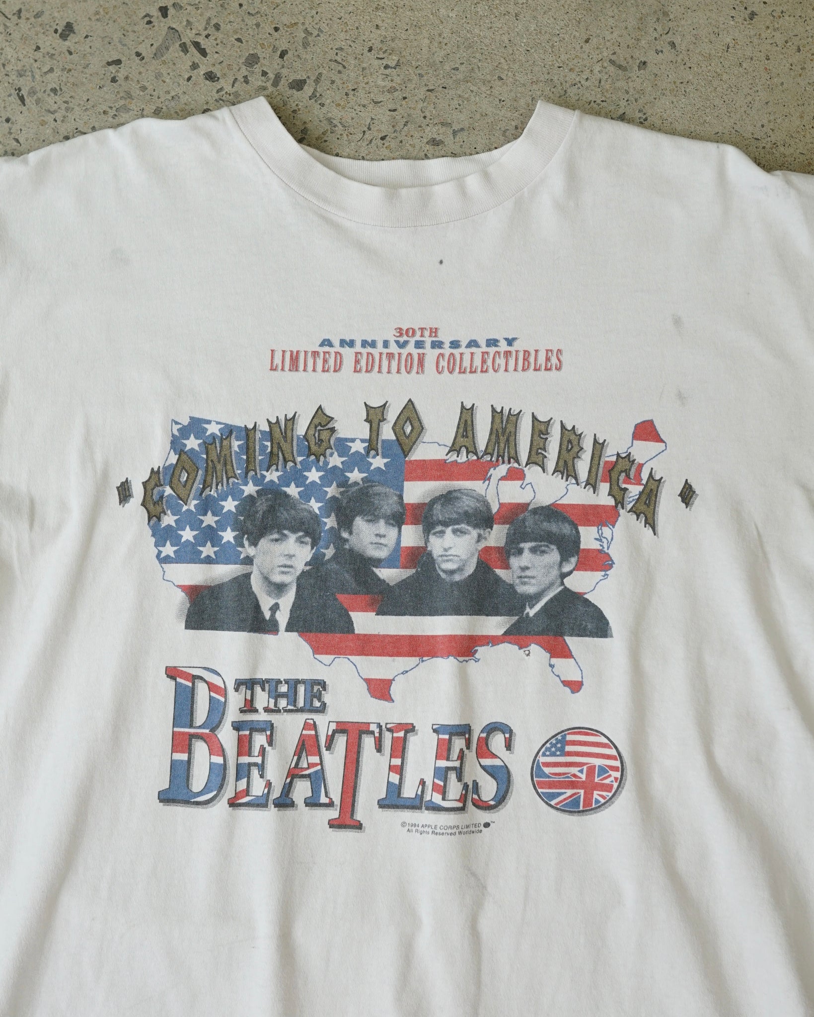 the beatles 30th anniversary collectibles 1994 t-shirt