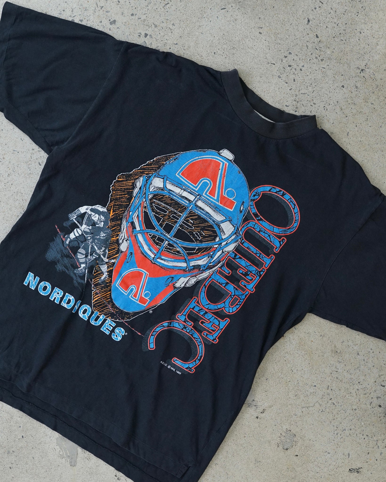 quebec nordiques nhl 1993 t-shirt