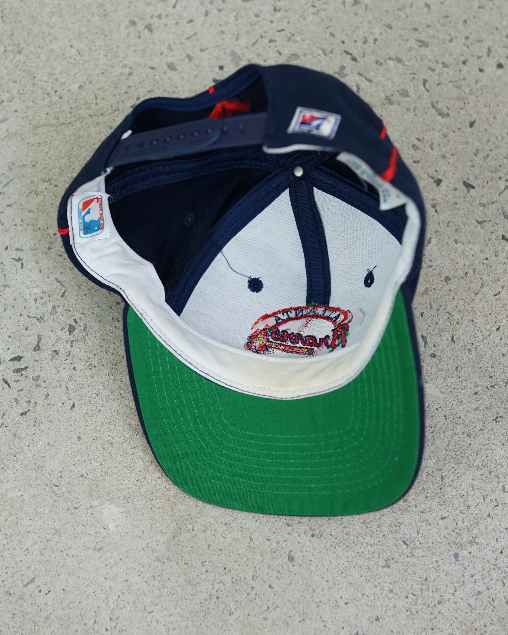 atlanta braves snapback hat