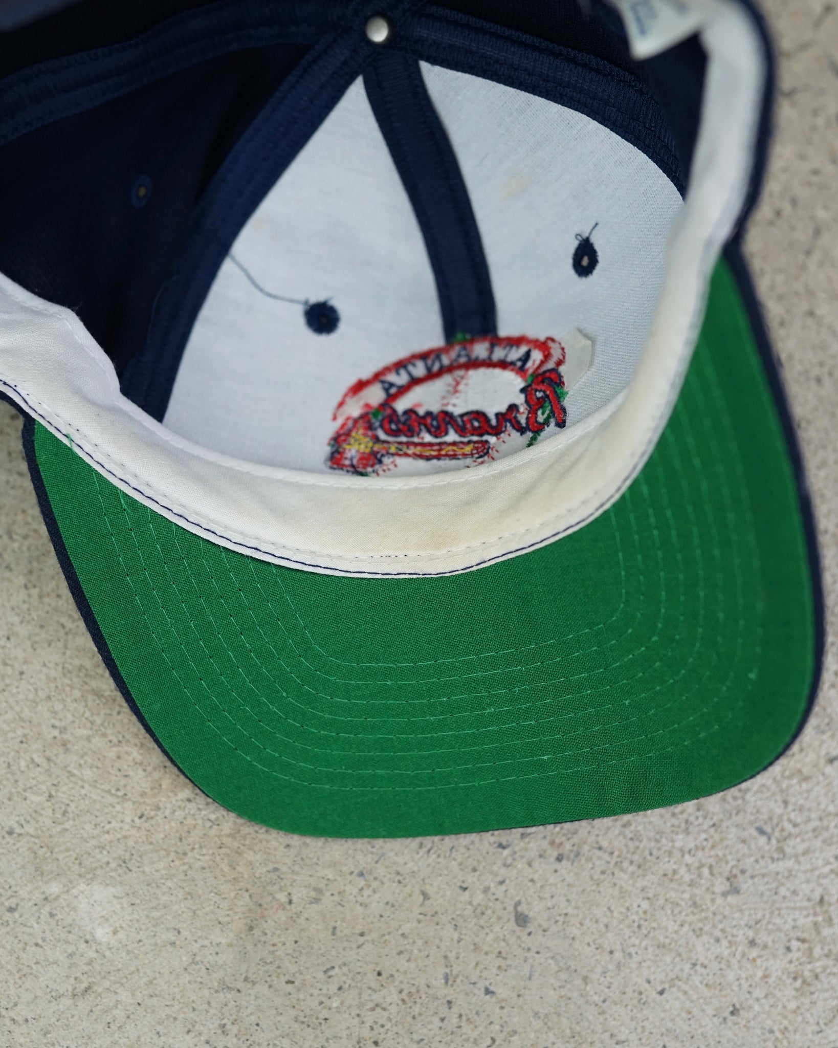 atlanta braves snapback hat