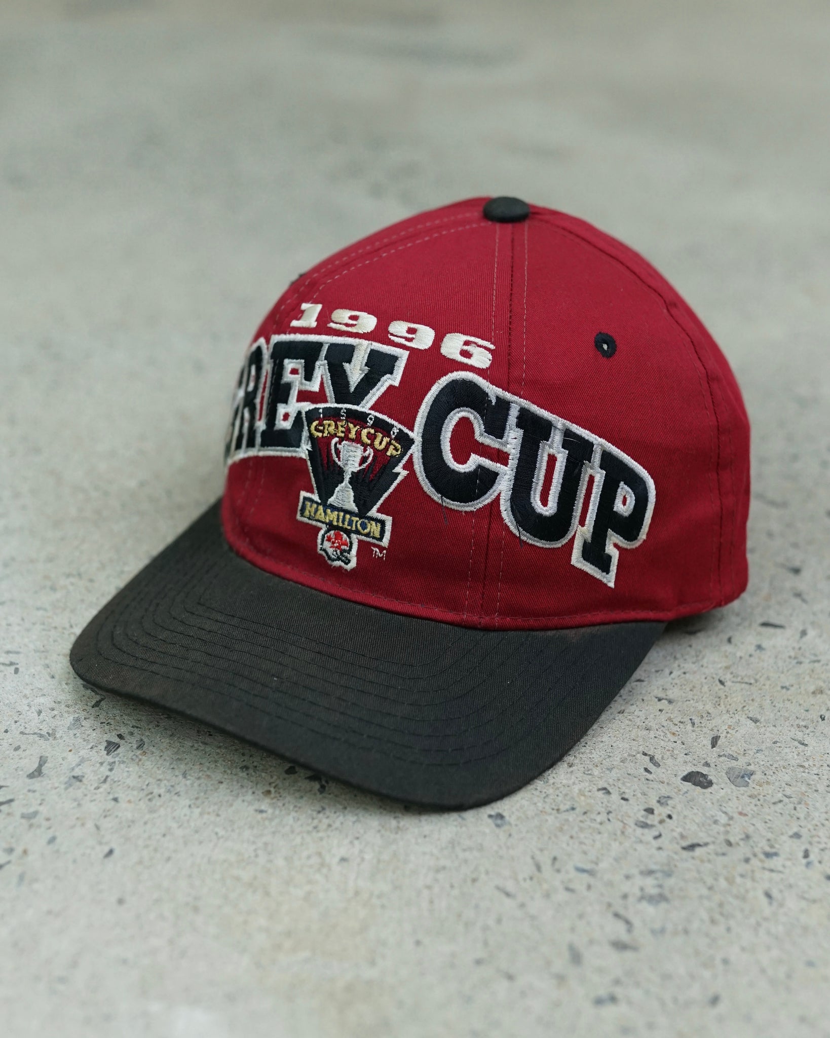 grey cup hamilton 1996 snapback hat