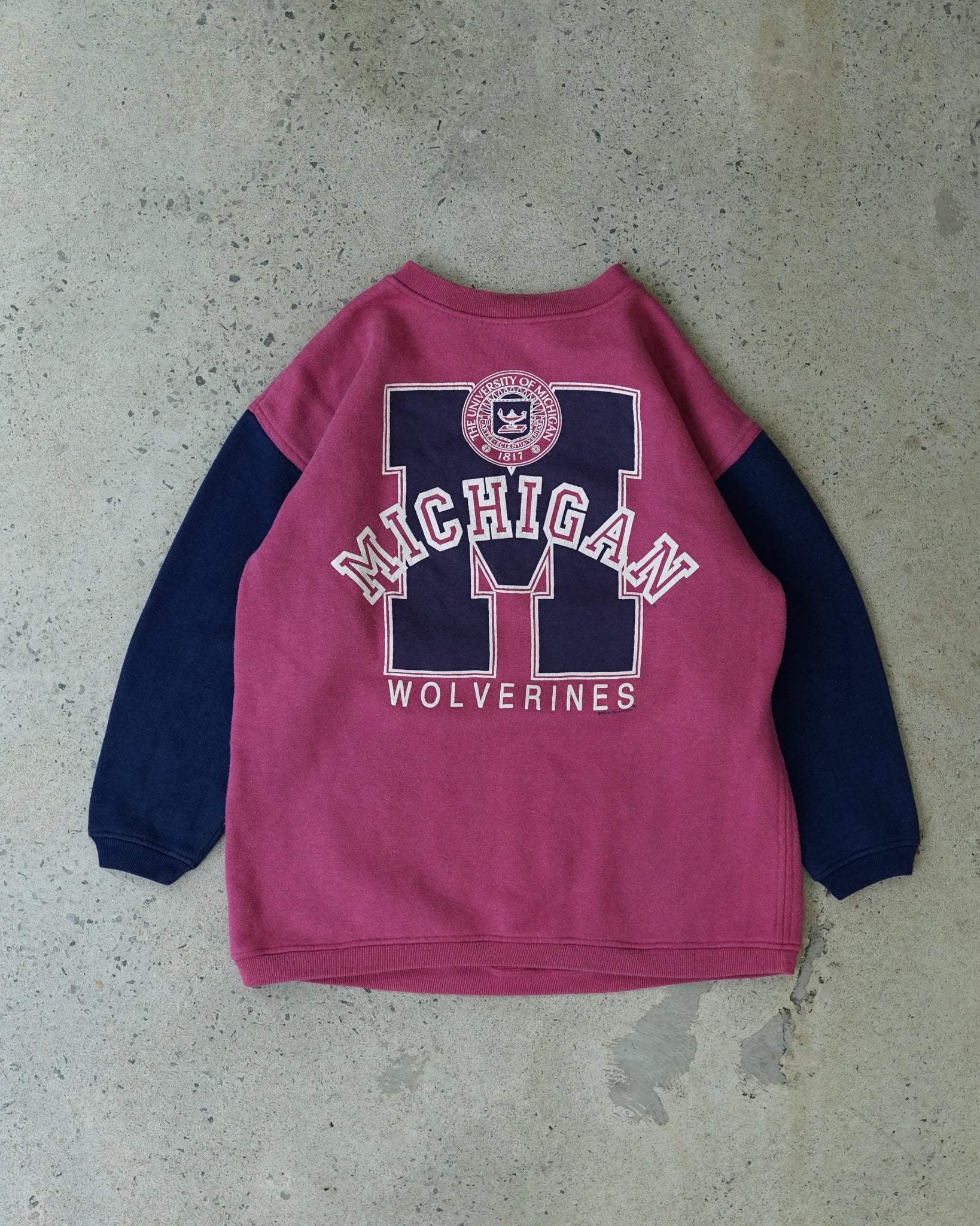 michigan wolverines crewneck