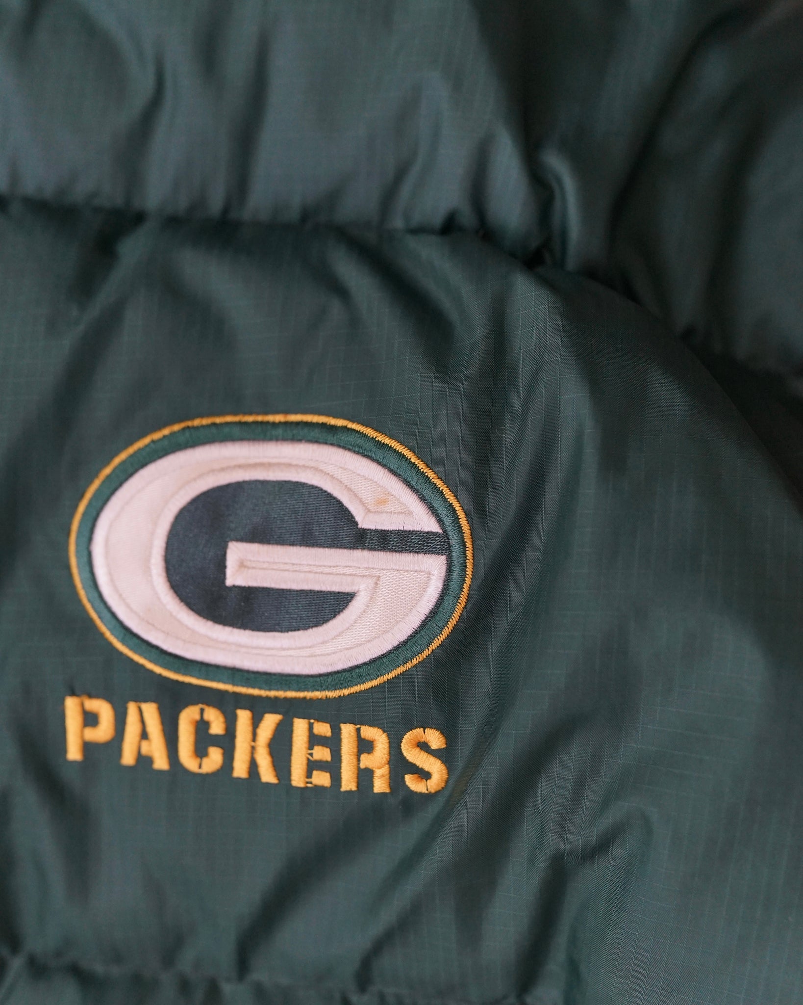 green bay packers pro player puffer jacket