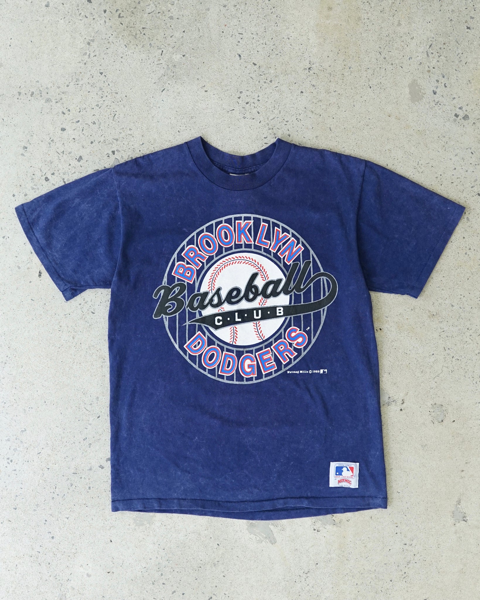 brooklyn dodgers nutmeg t-shirt