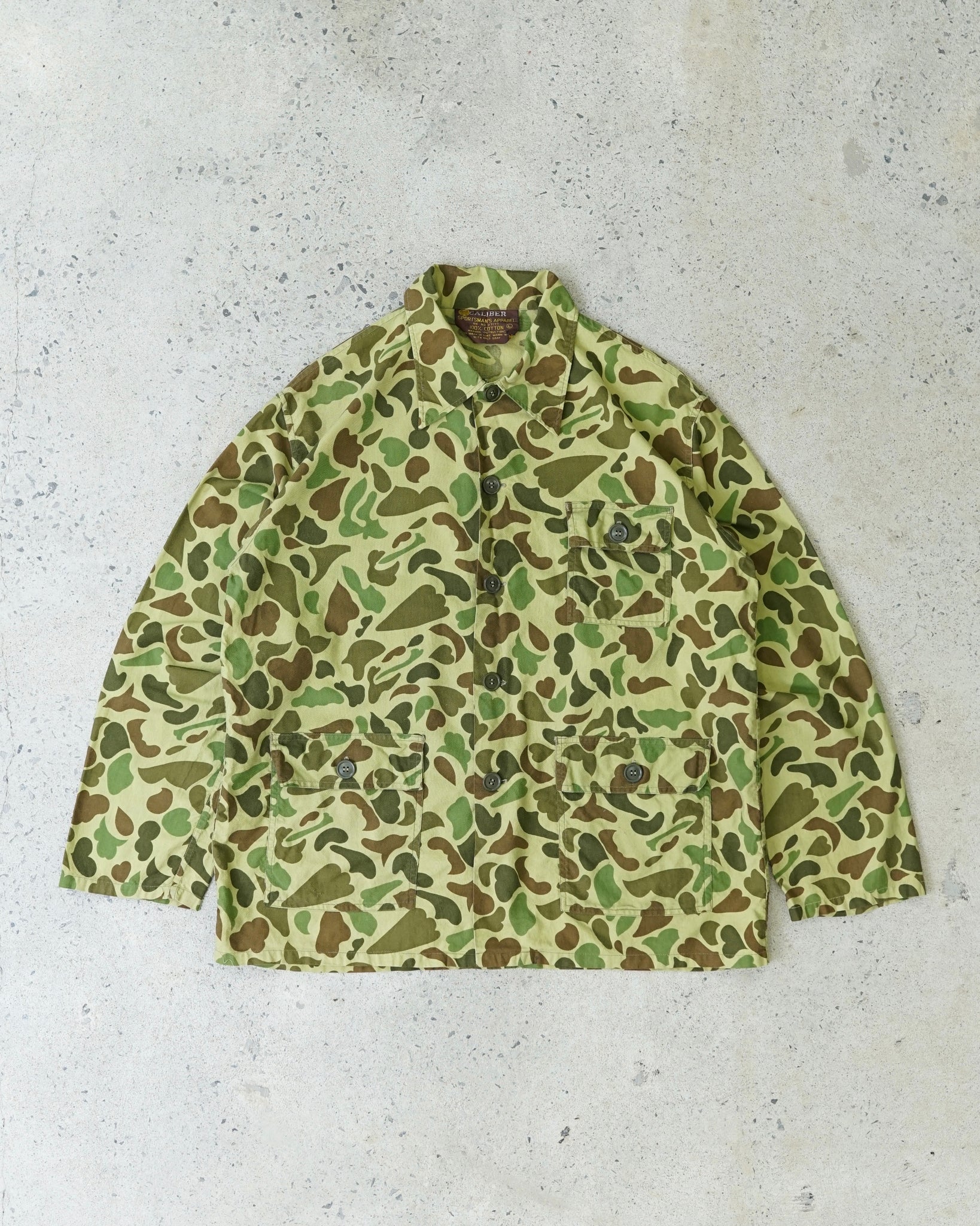 caliber frog skin camo button up shirt