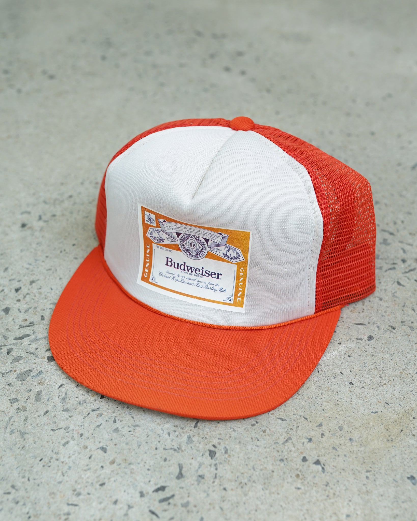 budweiser trucker hat