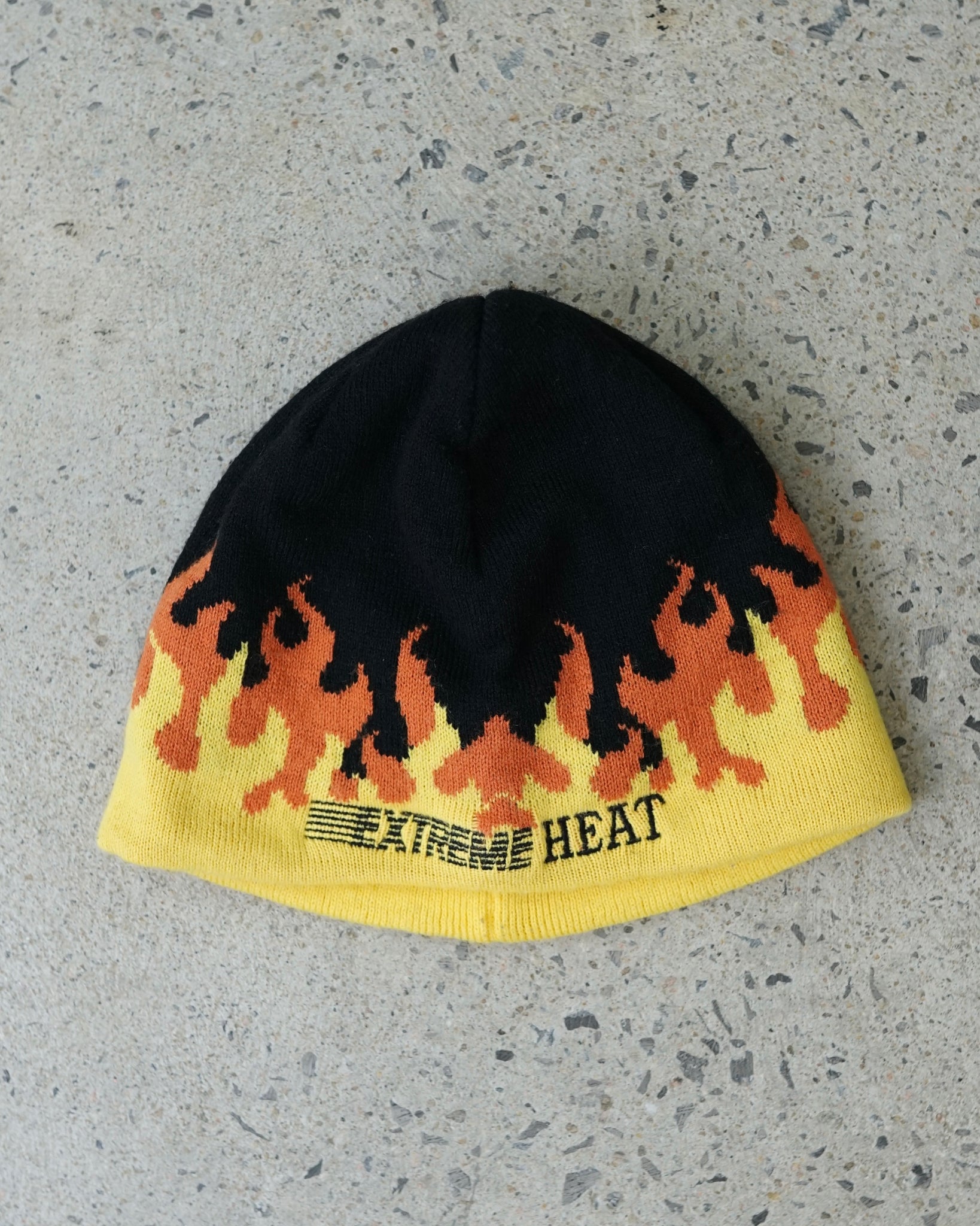 extreme heat flames beanie