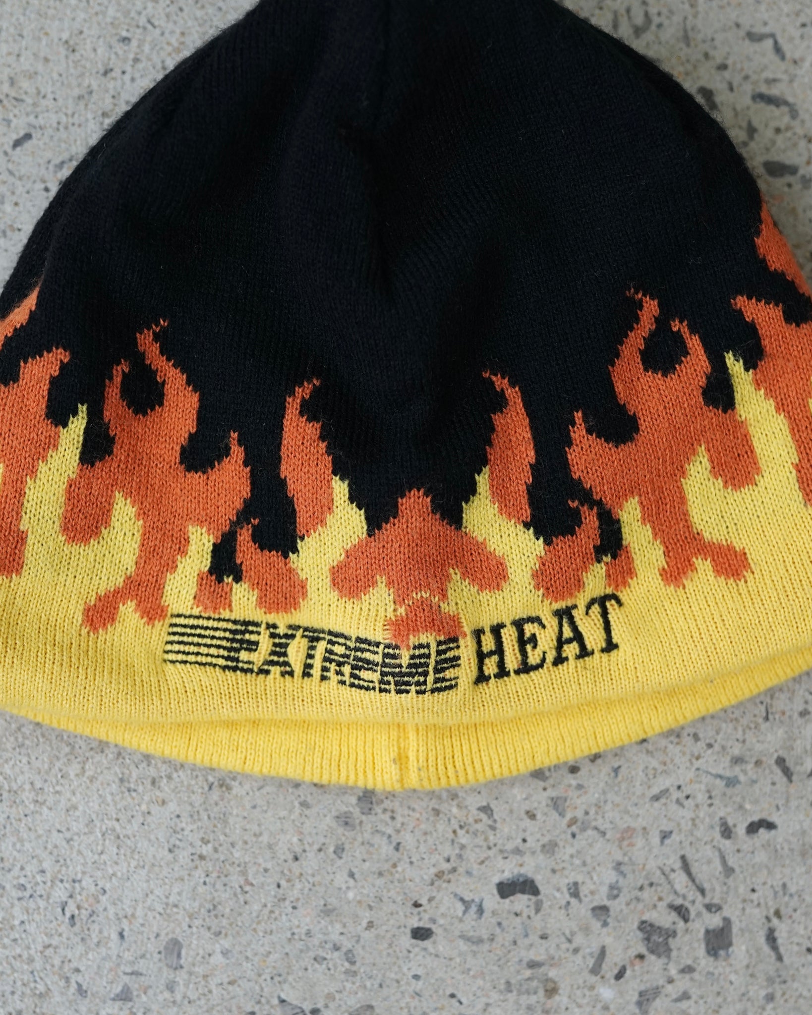 extreme heat flames beanie