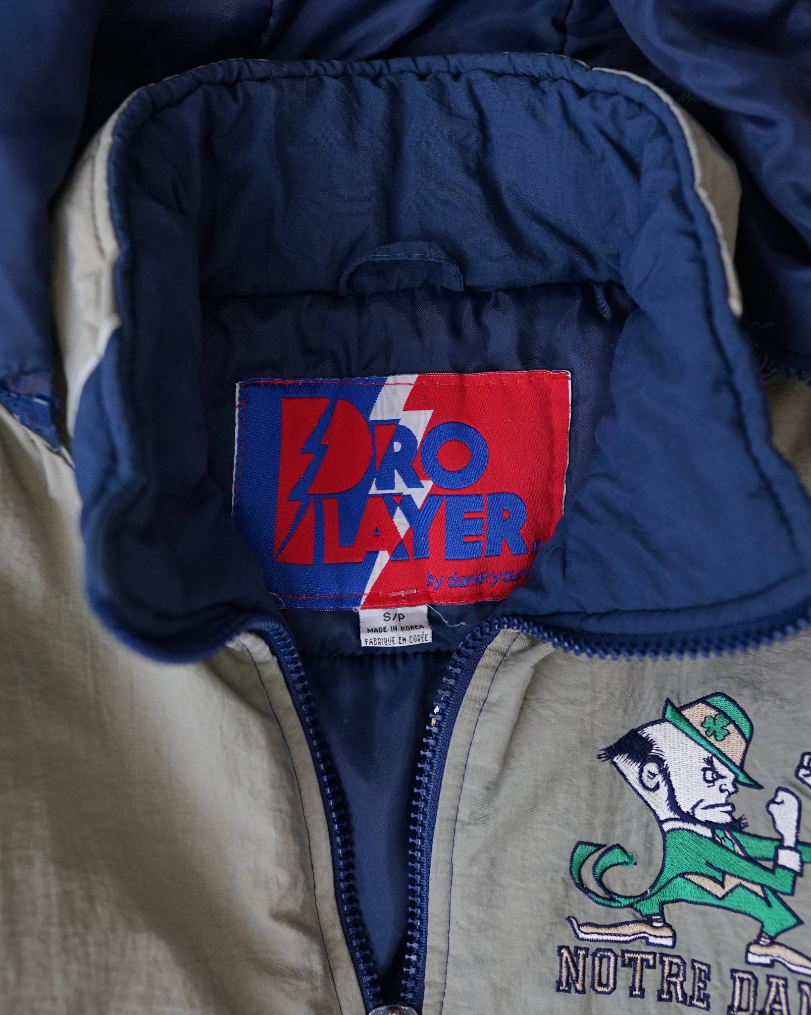notre dame fighting irish pro player jacket