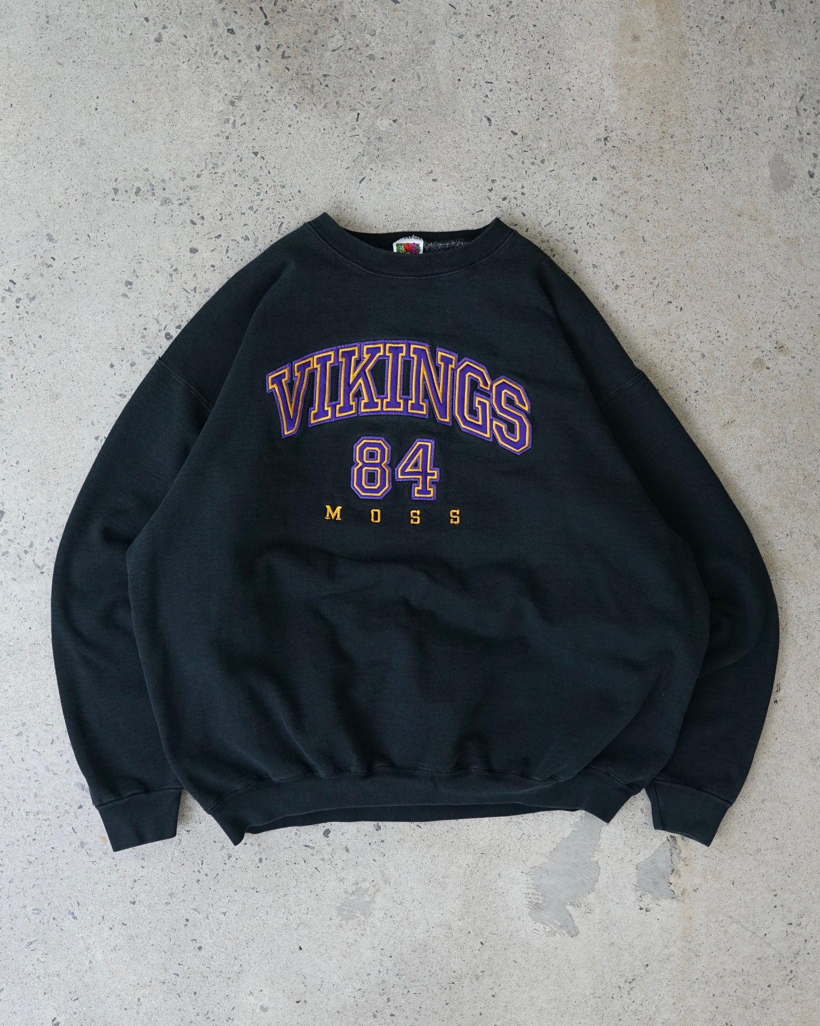 minnesota vikings moss crewneck