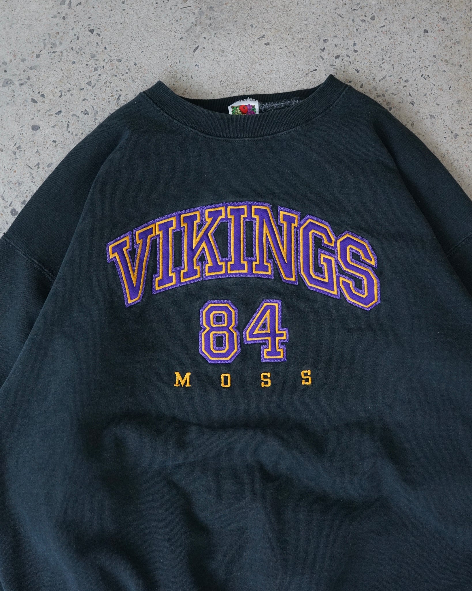 minnesota vikings moss crewneck