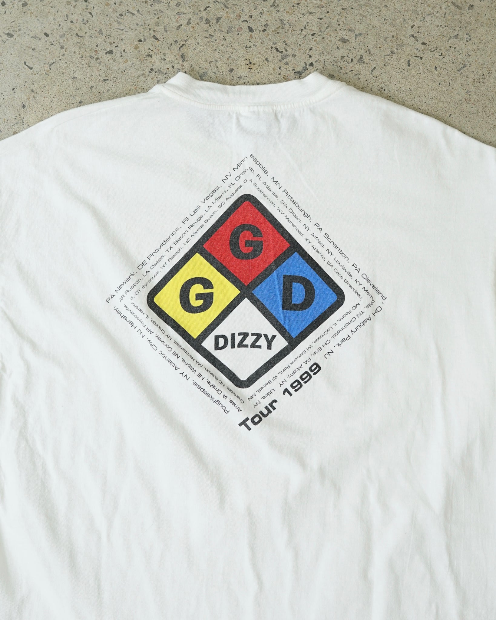 the goo goo dolls dizzy up the girls 1999 tour t-shirt