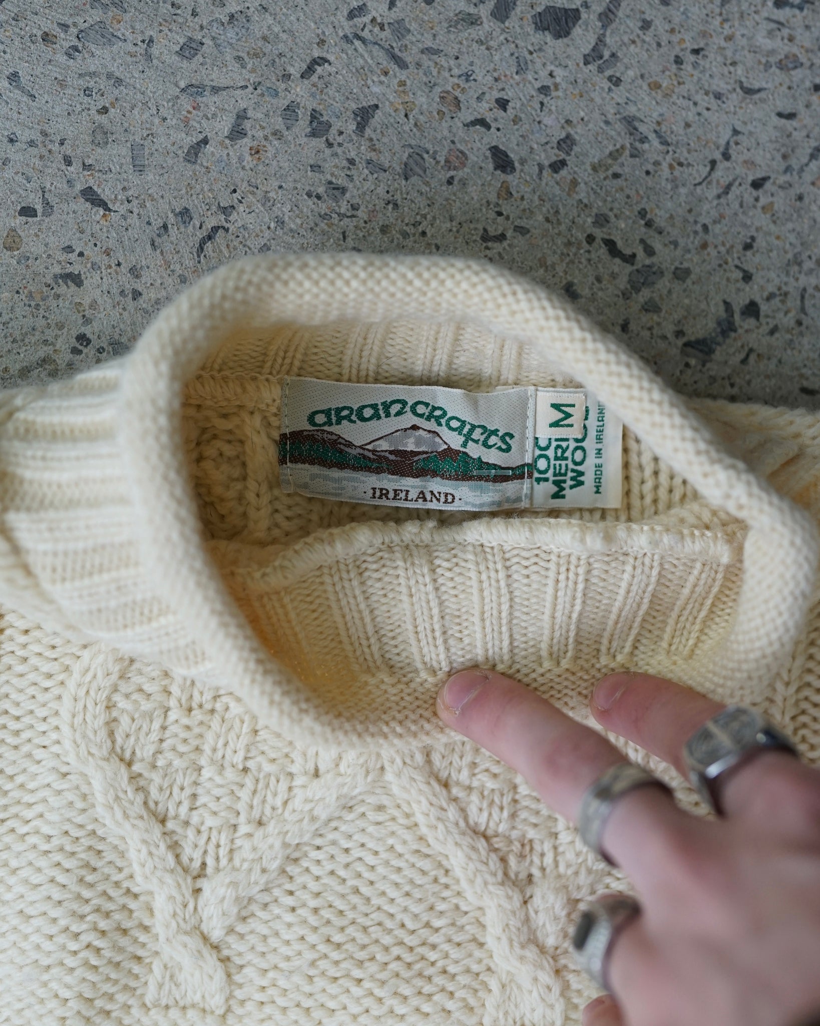 aran crafts ireland knit sweater