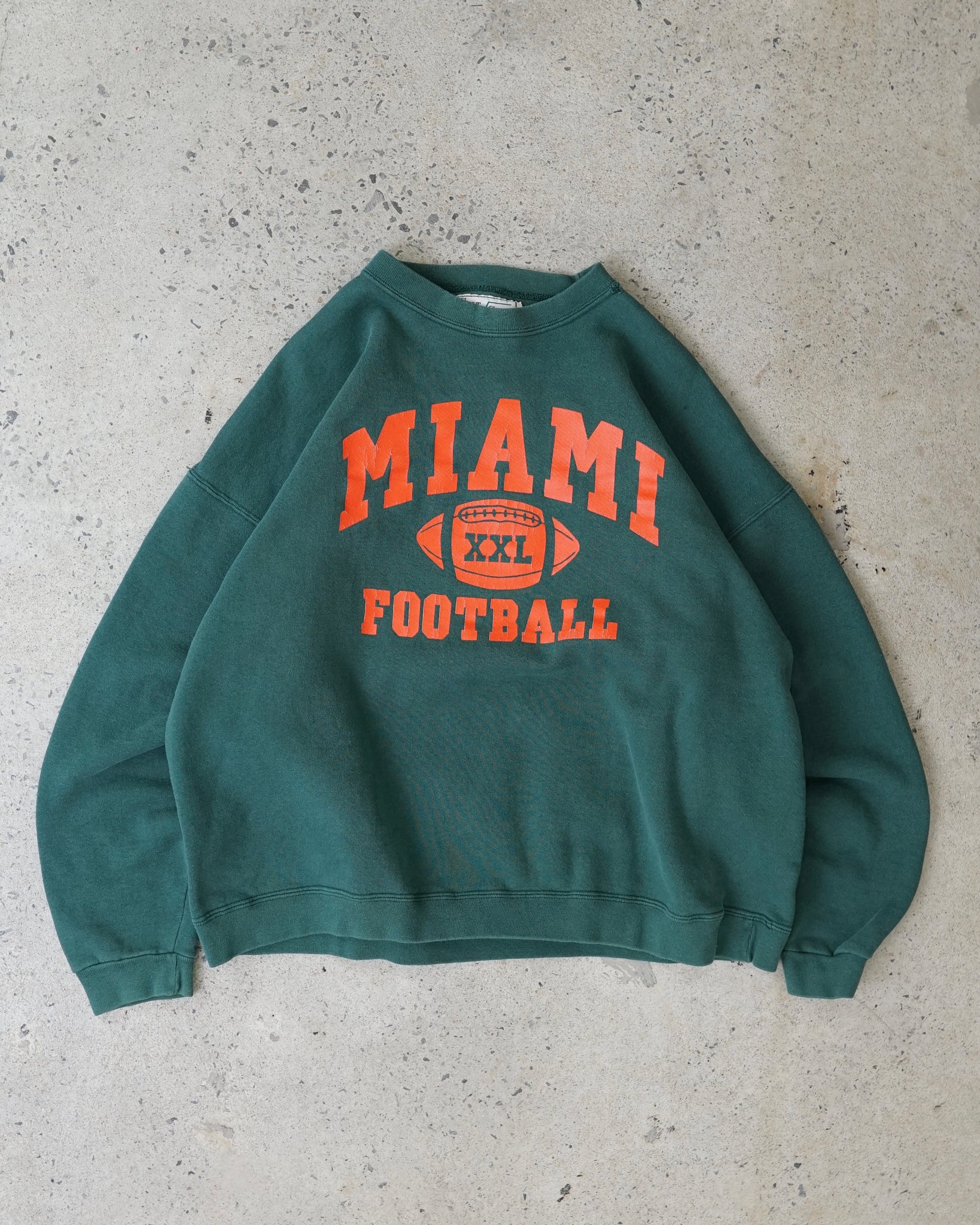miami hurricanes football crewneck