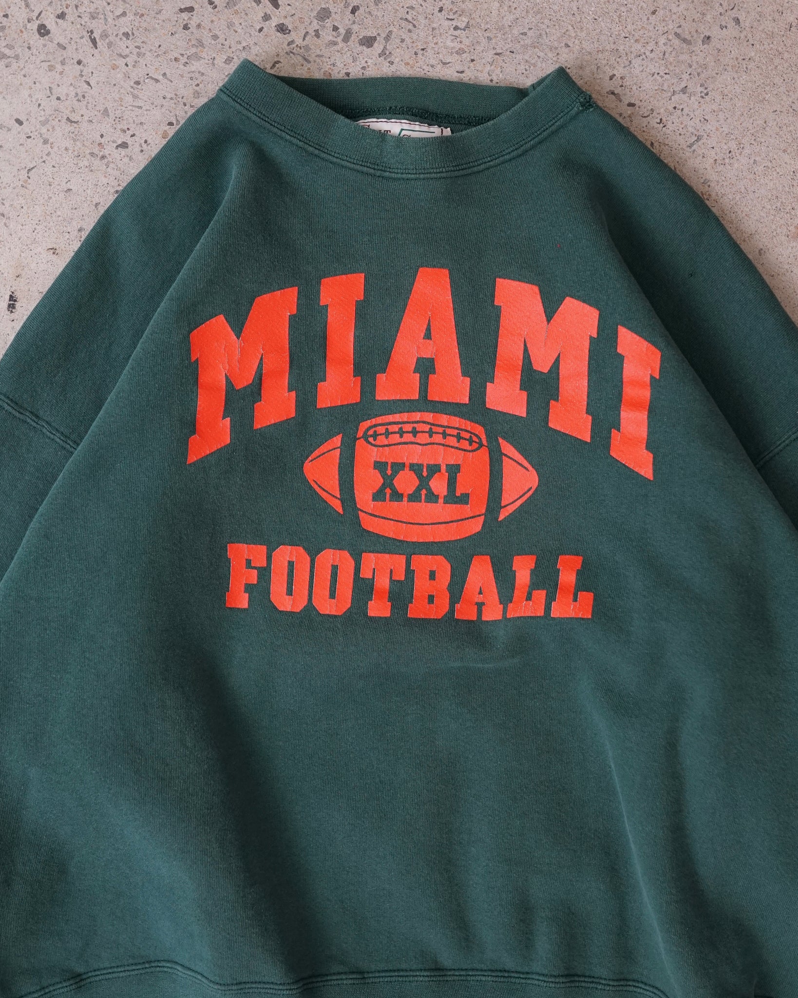 miami hurricanes football crewneck