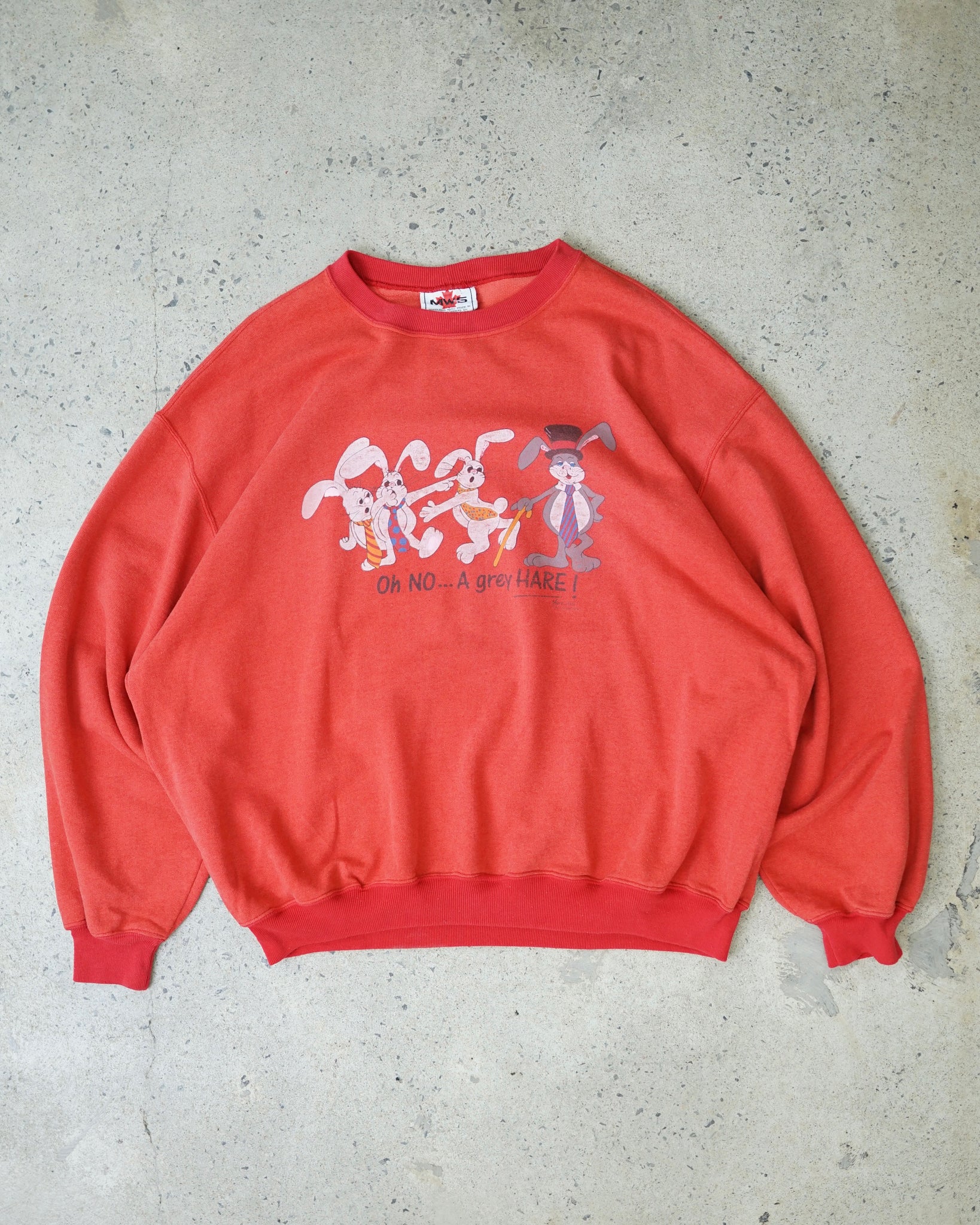 rabbits crewneck - boxy XL