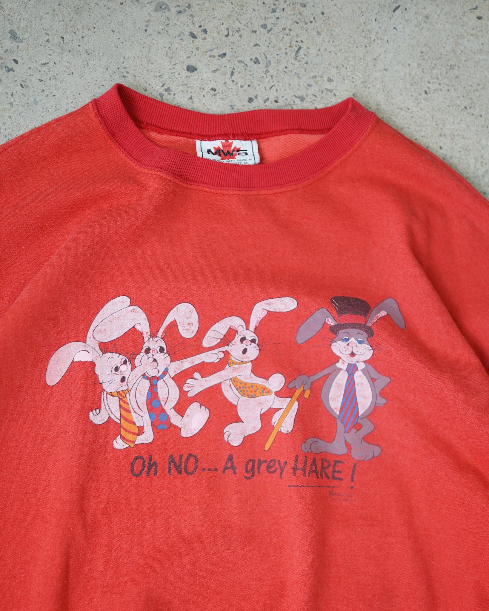 rabbits crewneck - boxy XL