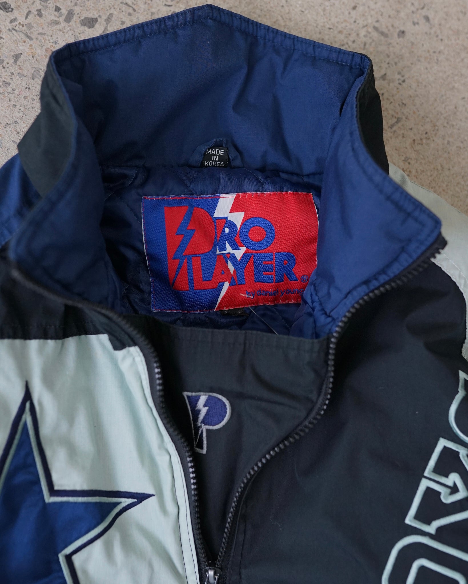 dallas cowboys football nfl 1/2 zip jacket