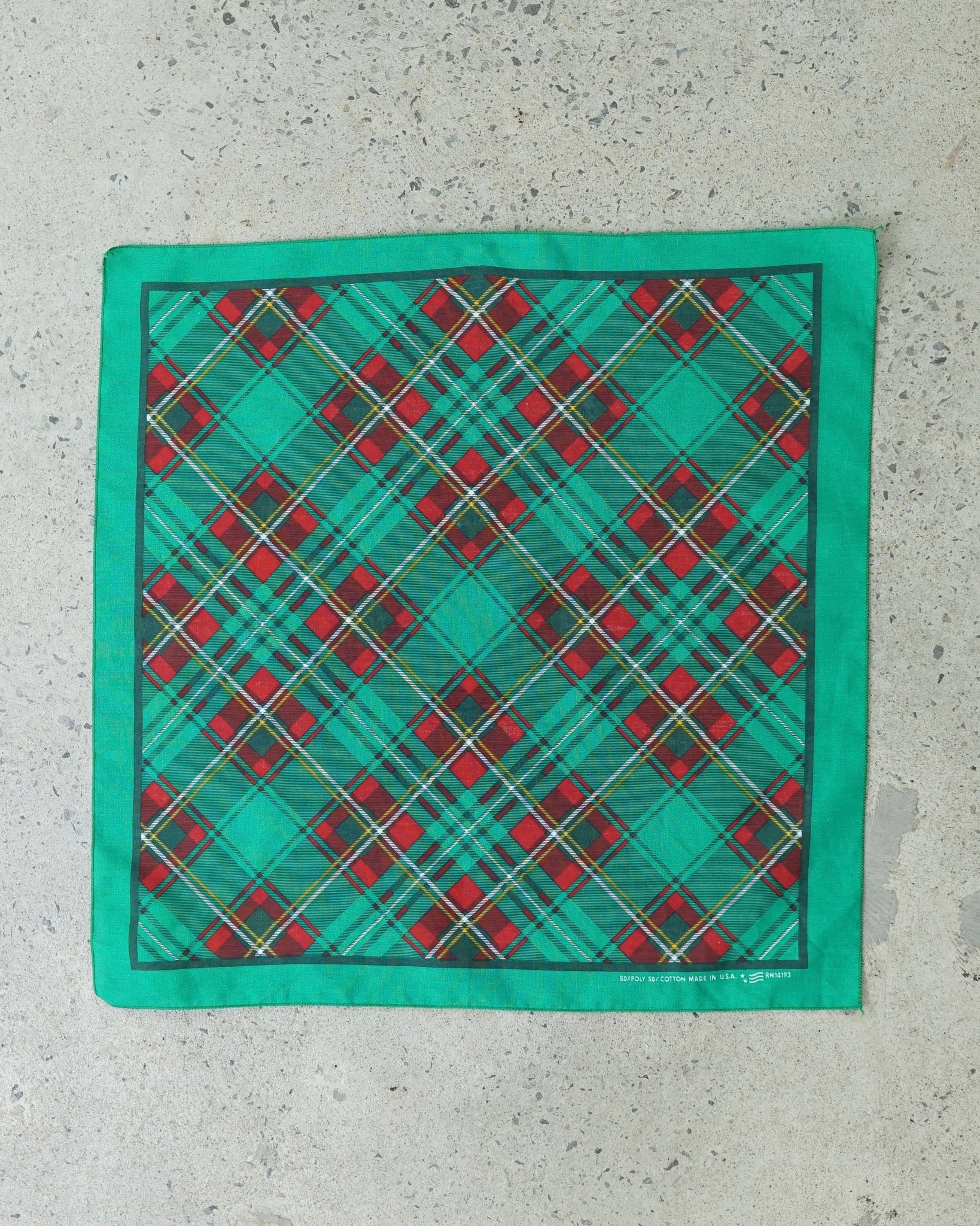 plaid bandana