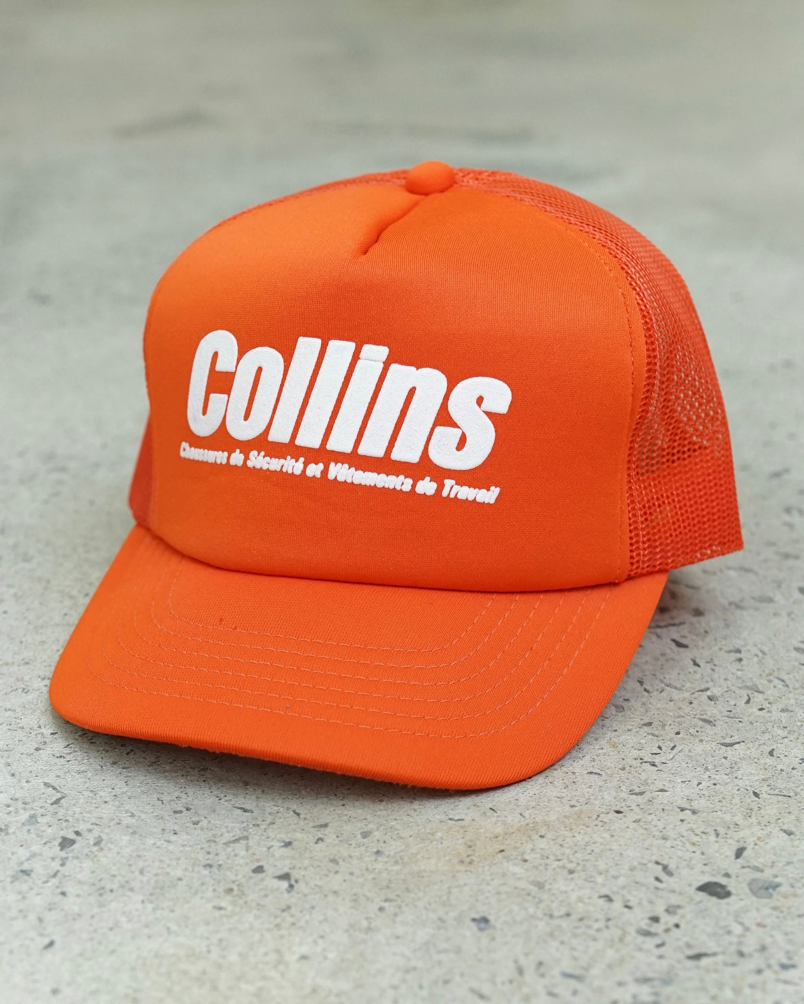 collins trucker hat