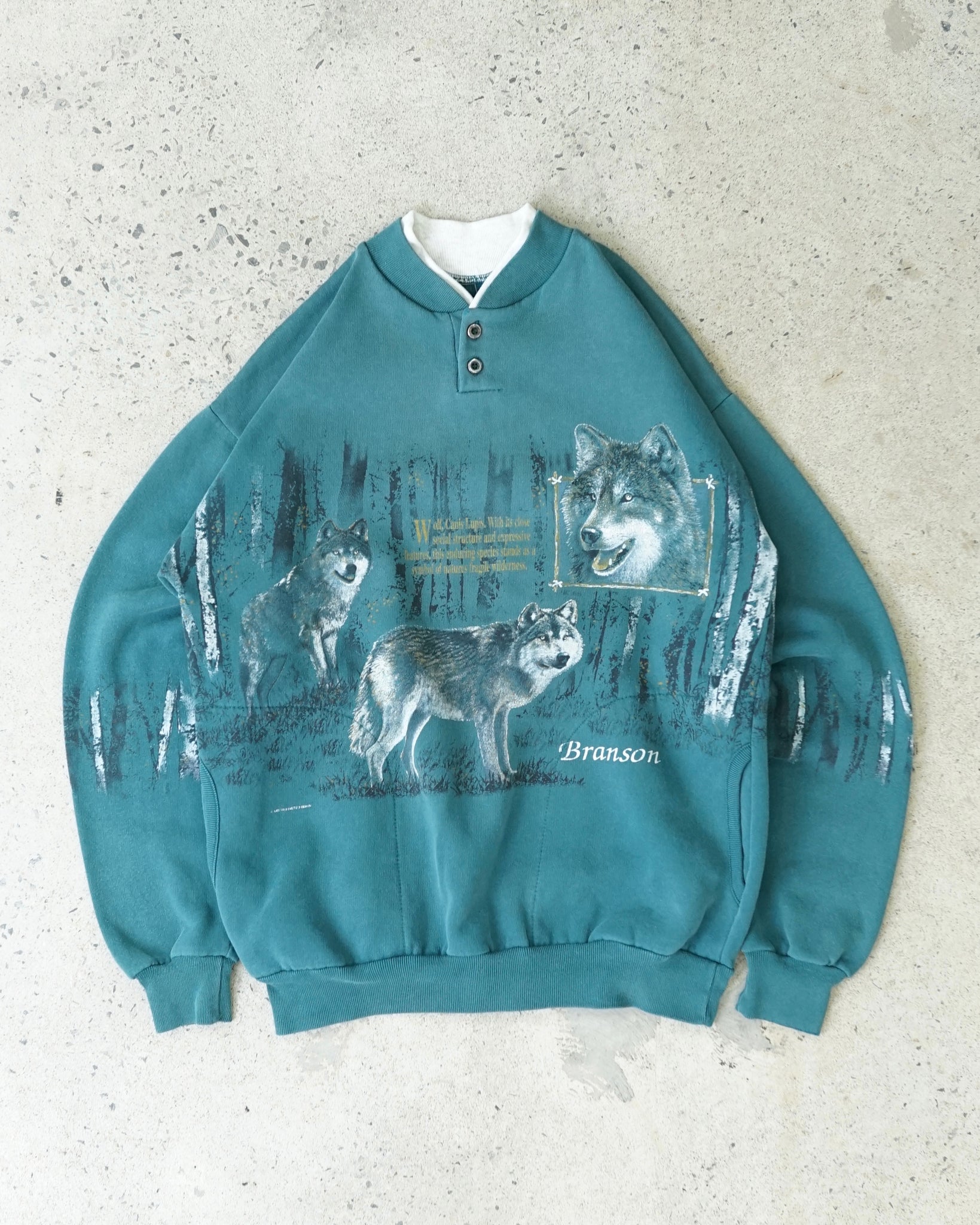 wolves crewneck - small