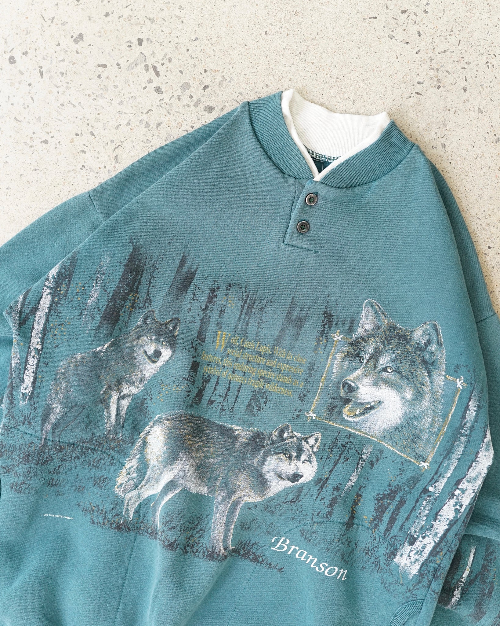 wolves crewneck - small