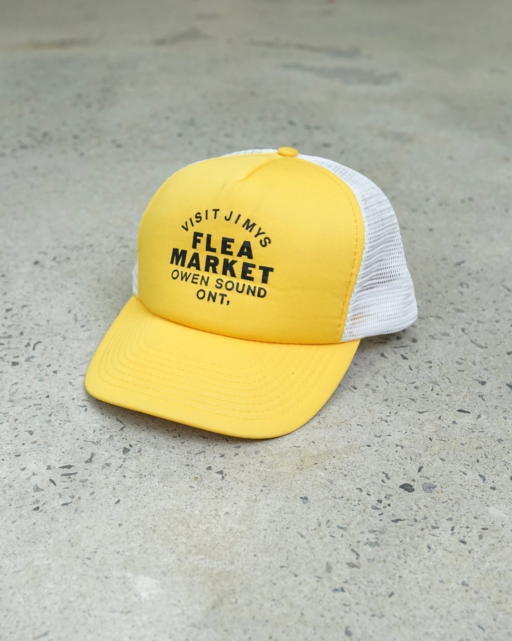 jimys flea market trucker hat