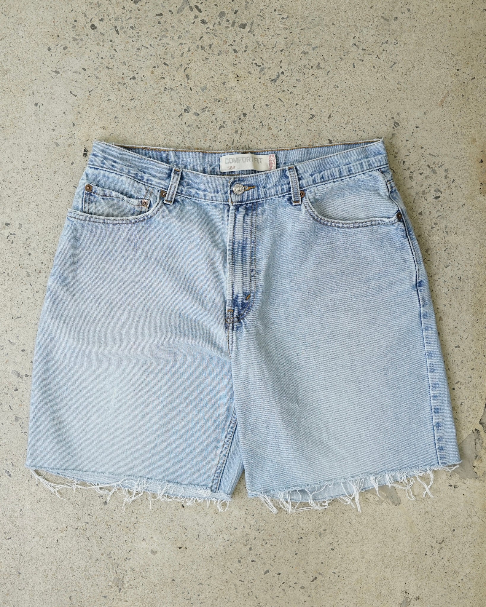 levi's 560 jean shorts