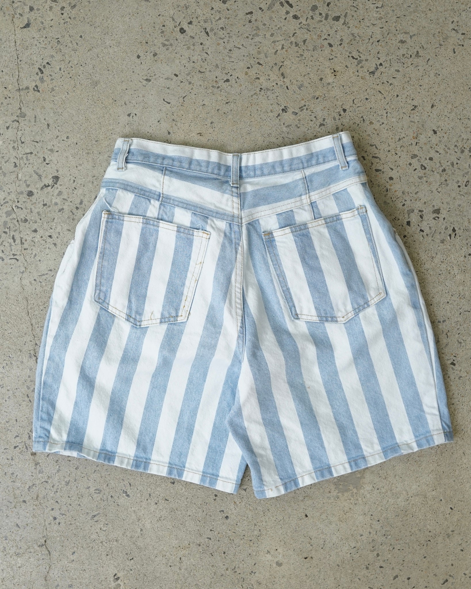 tribal stripped jeans shorts