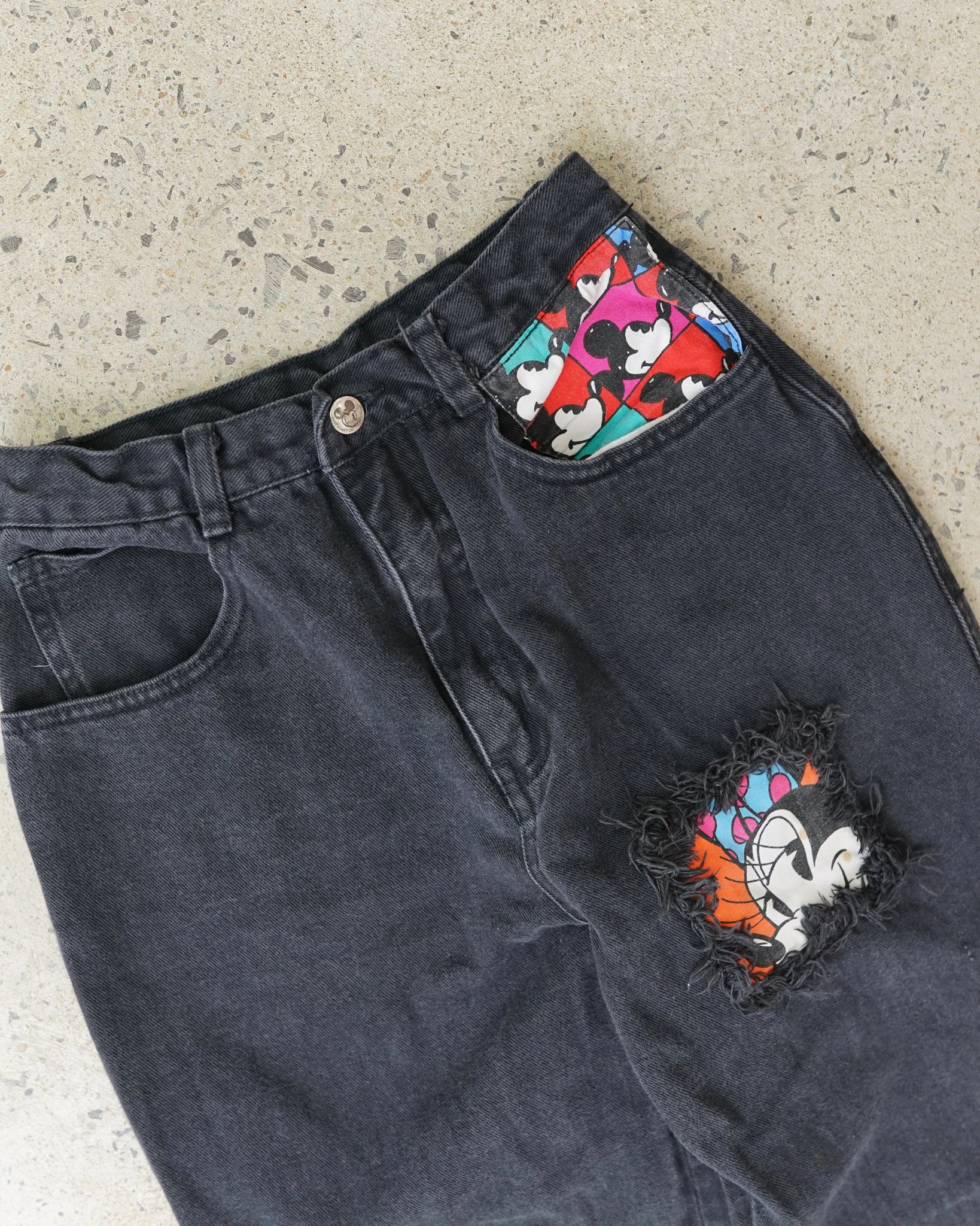 mickey mouse jeans - women's 24x27