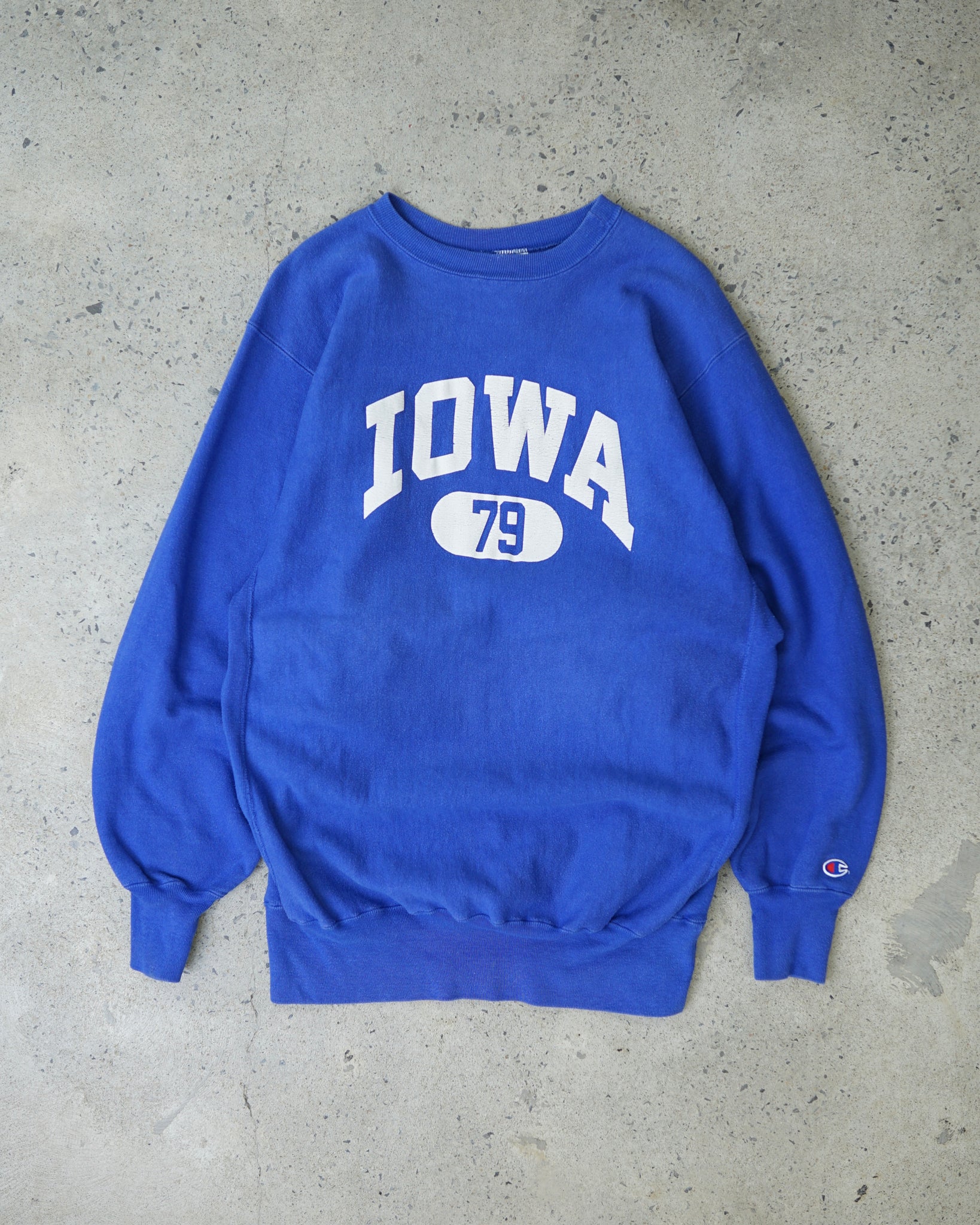 iowa champion reverse weave crewneck - large