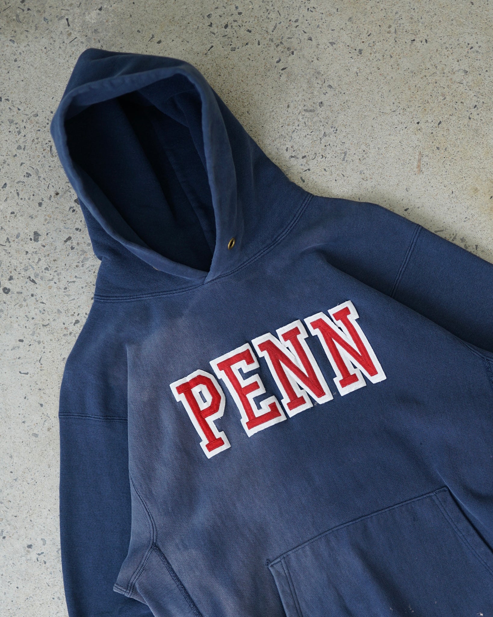 penn state champion reverse weave hoodie - slim large