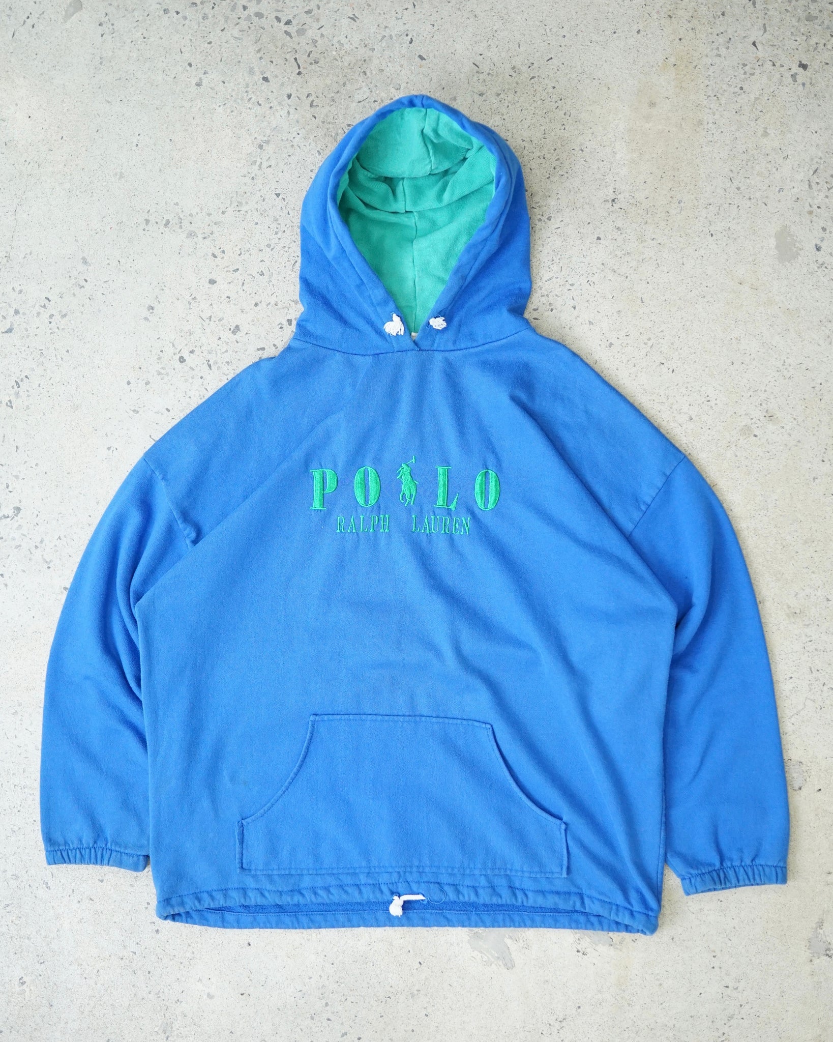 polo ralph lauren hoodie - large