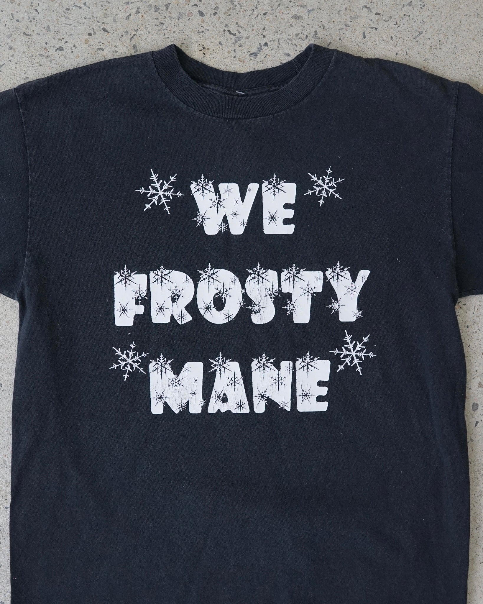 "we frosty mane" t-shirt