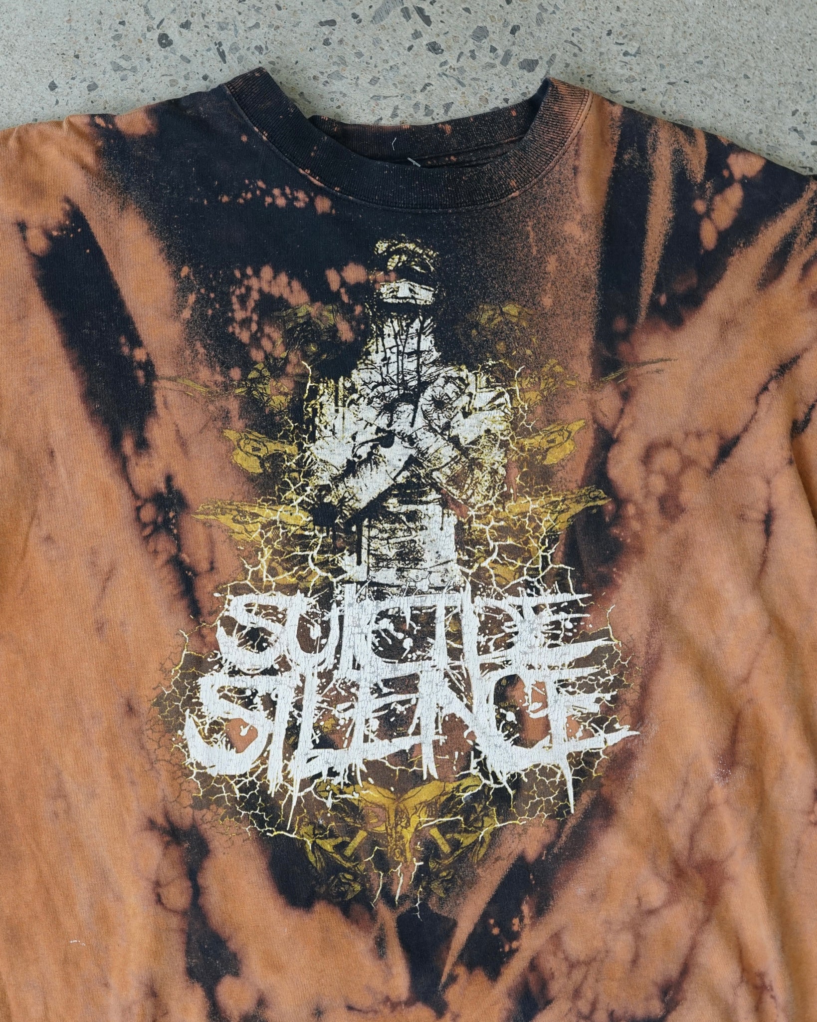 suicide silence tie dye band t-shirt