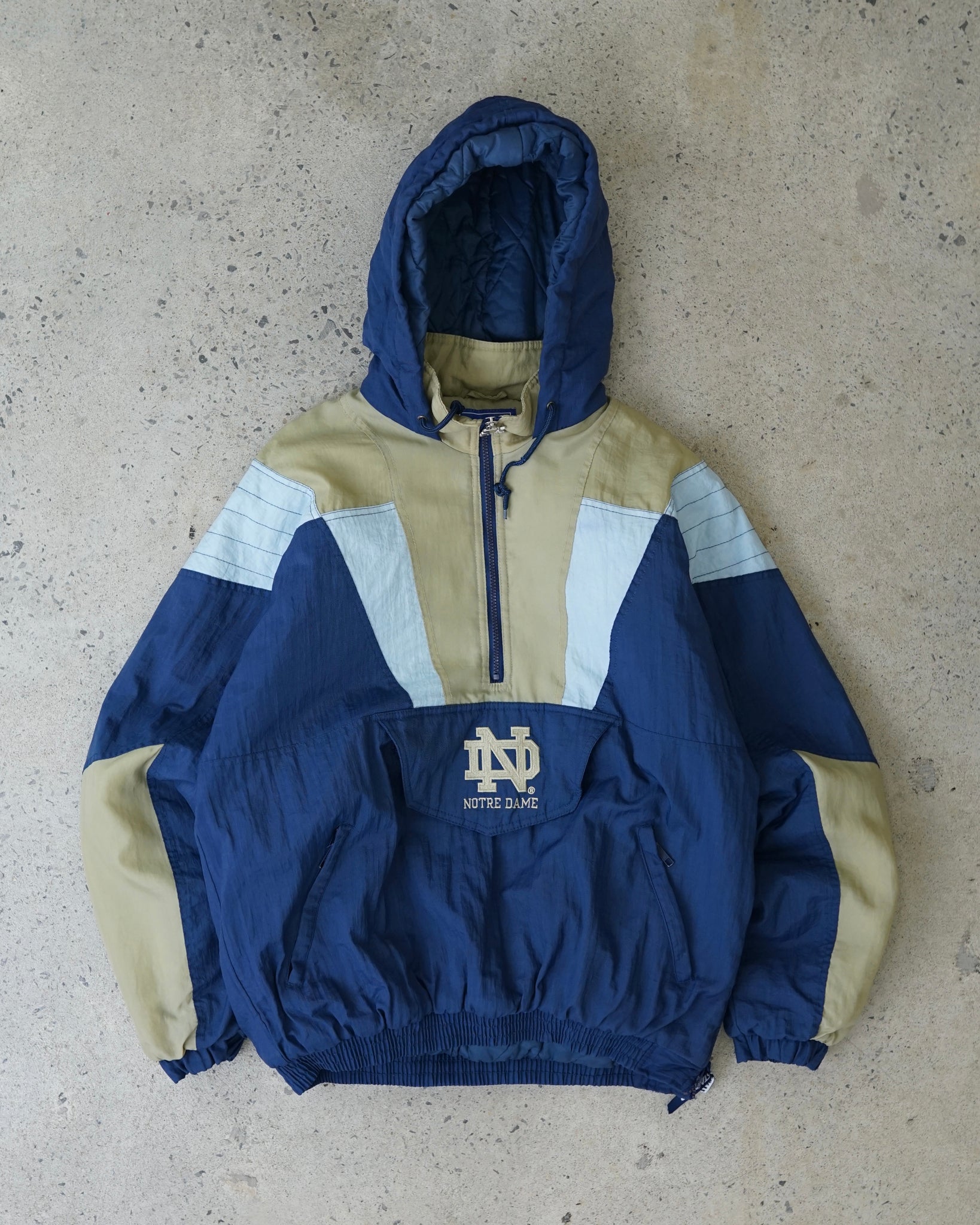 notre dame fighting irish starter jacket