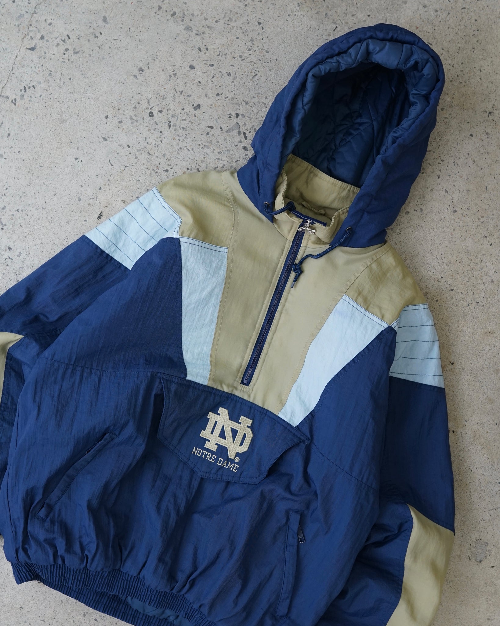 notre dame fighting irish starter jacket