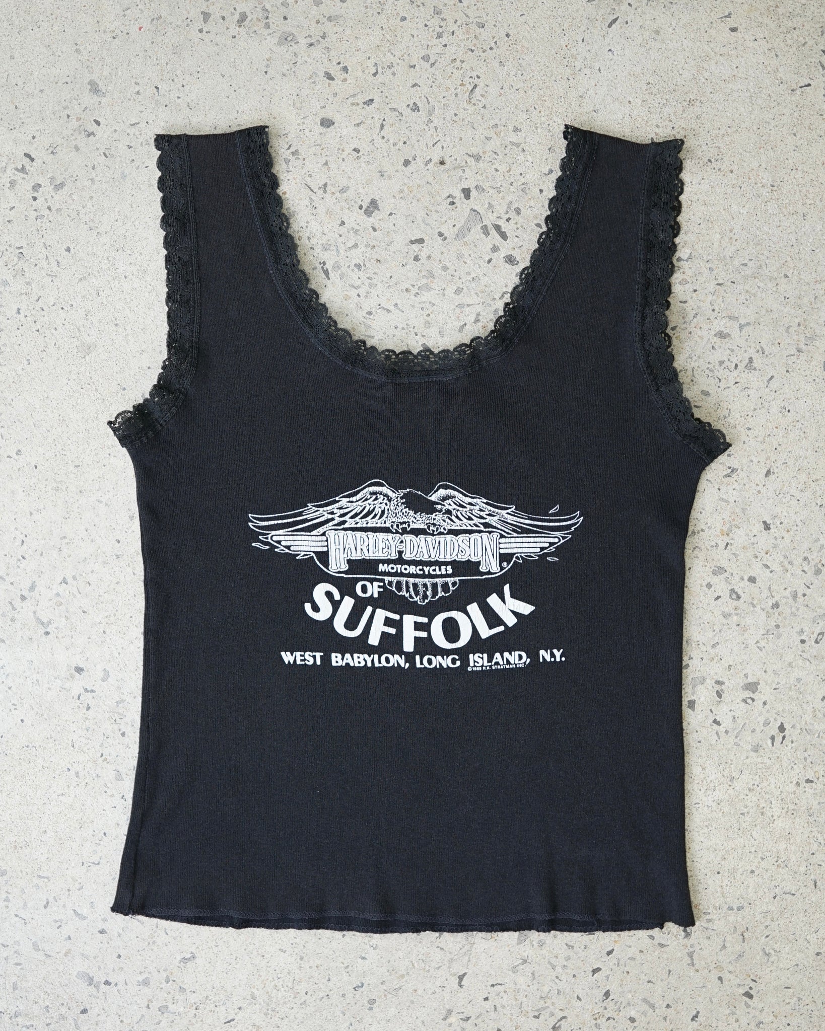 harley davidson west babylon 1989 tank top