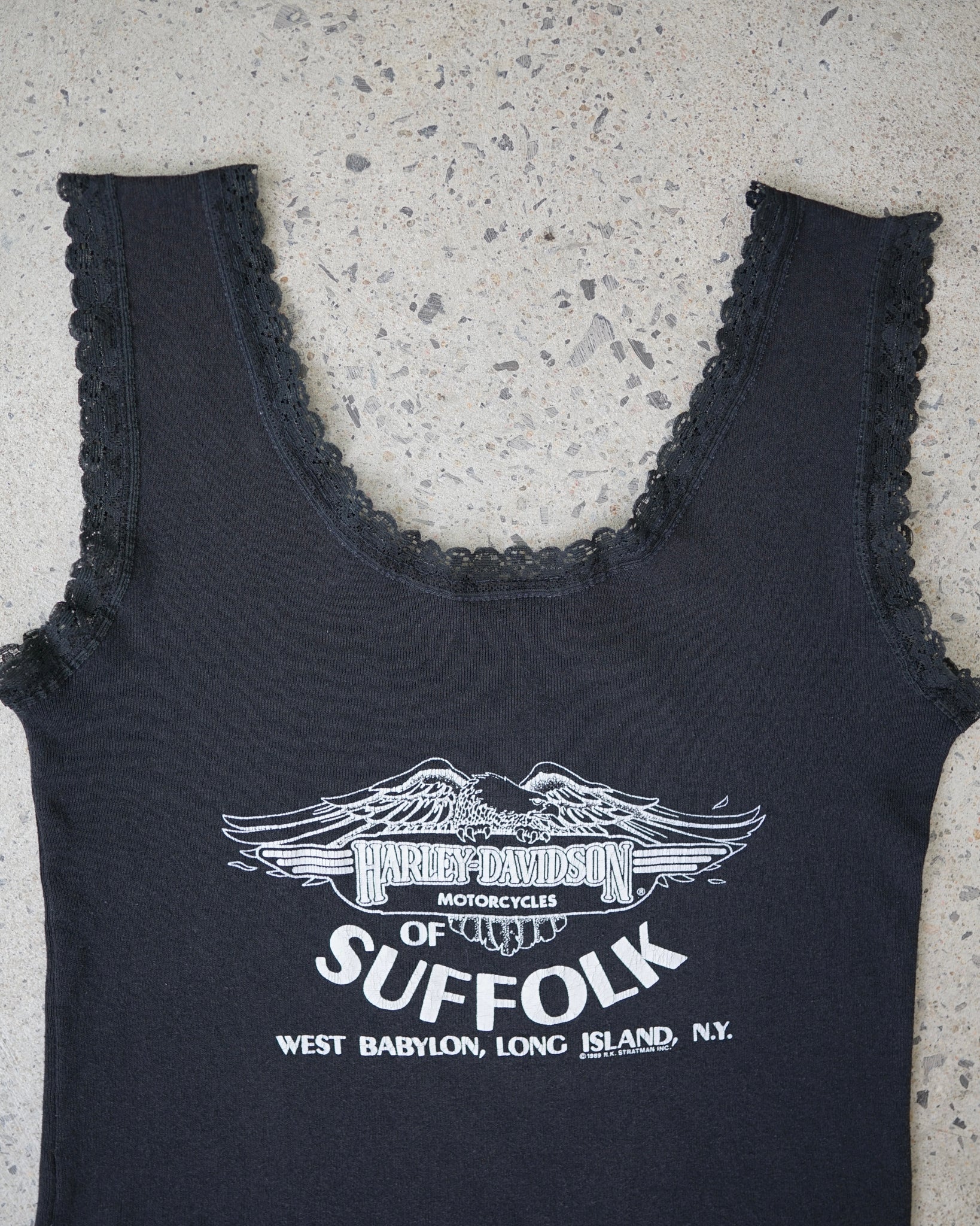 harley davidson west babylon 1989 tank top