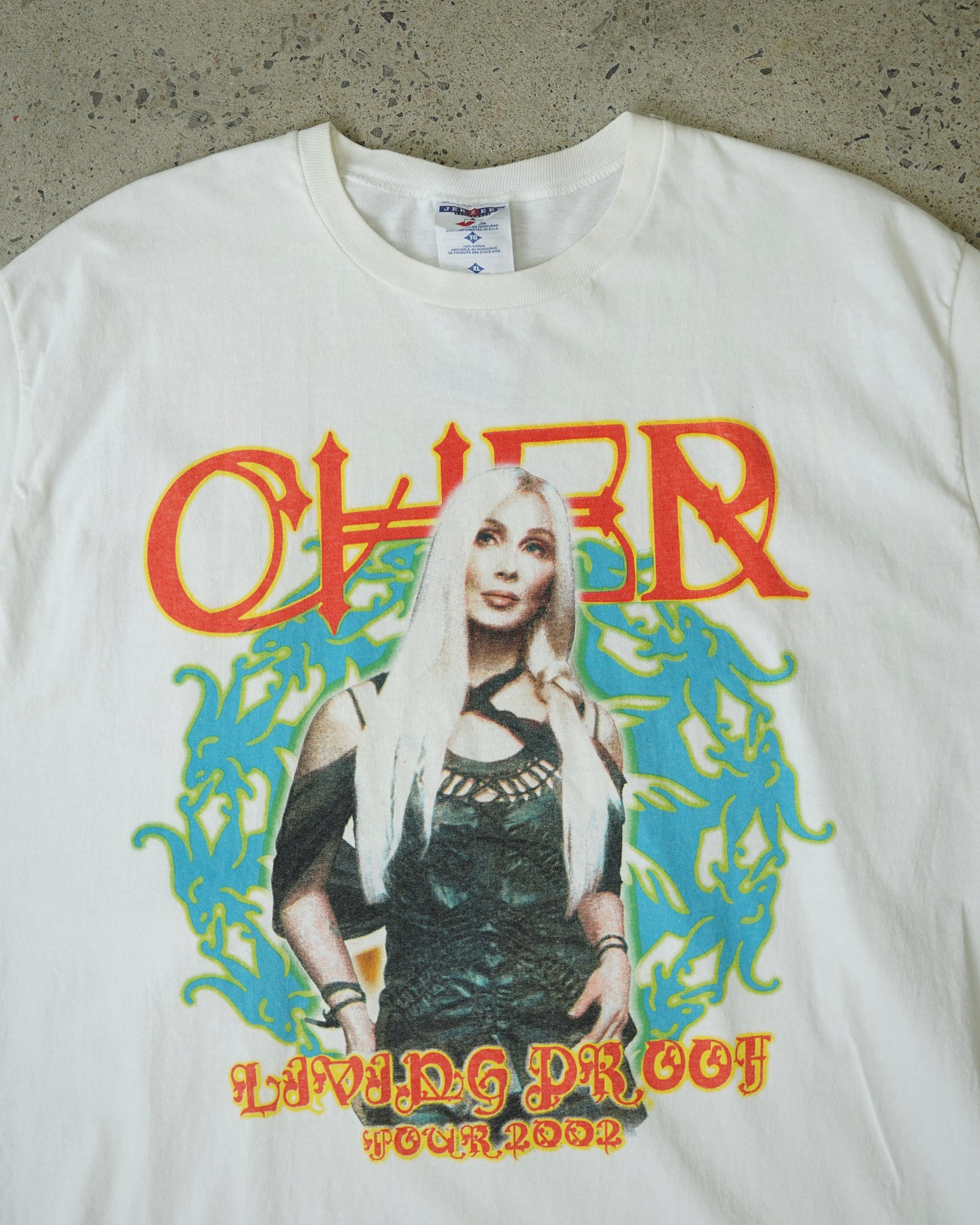 cher tour 2002 muscle tank - XL