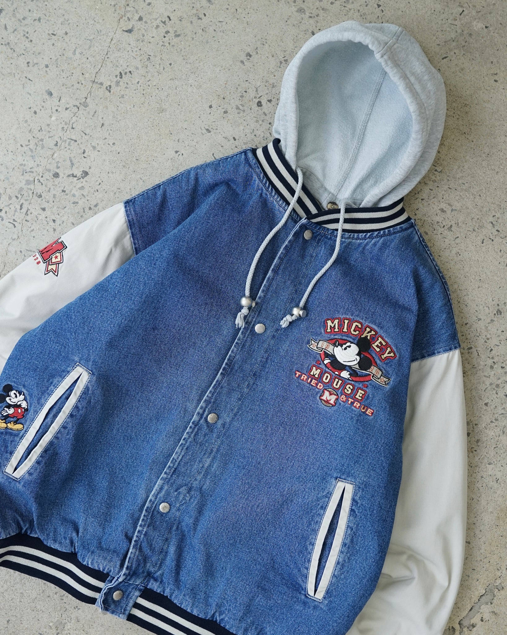 mickey mouse disney denim jacket