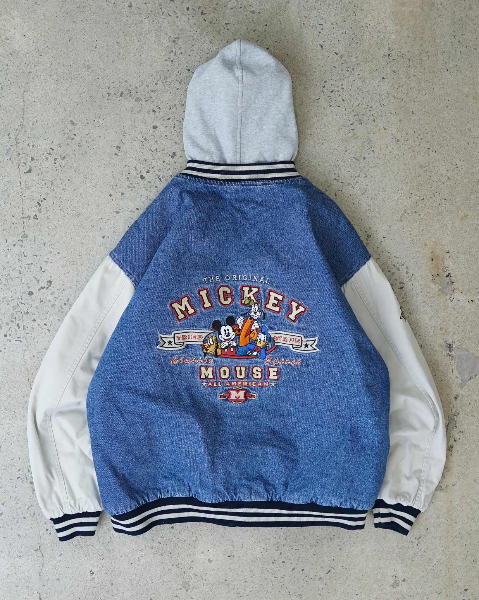 mickey mouse disney denim jacket