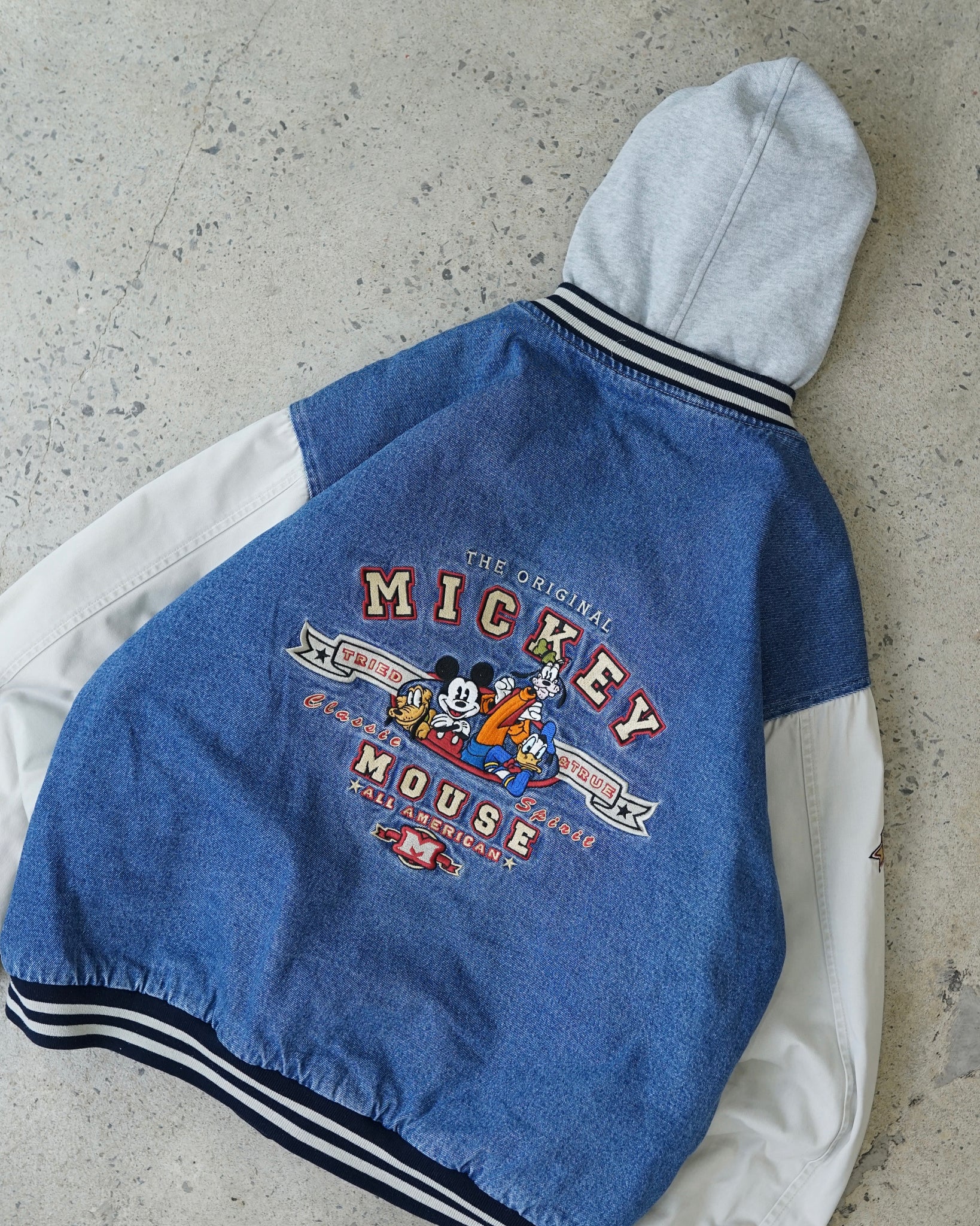 mickey mouse disney denim jacket