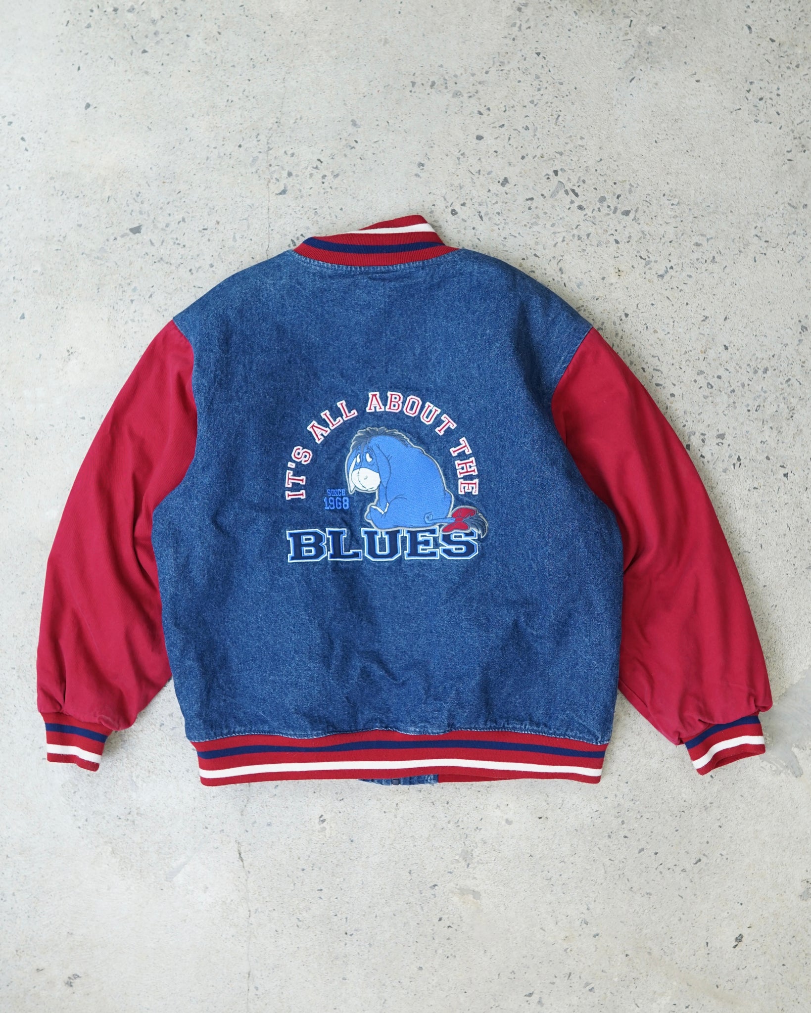 eeyore varsity jacket medium Chez Claude Vintage